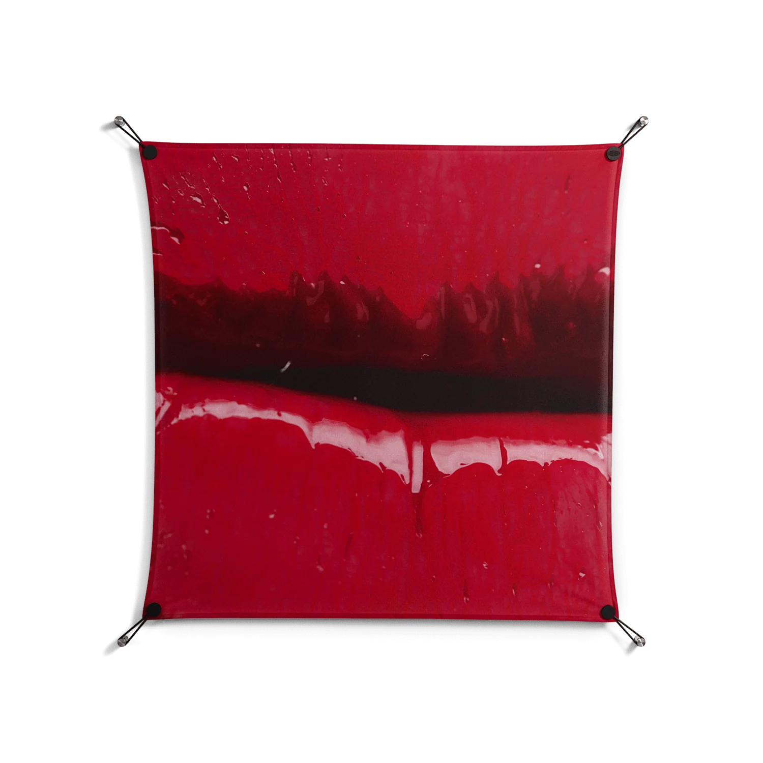 Squish - Work On Wall - Nadia Ryder - Black - 90 x 90 cm