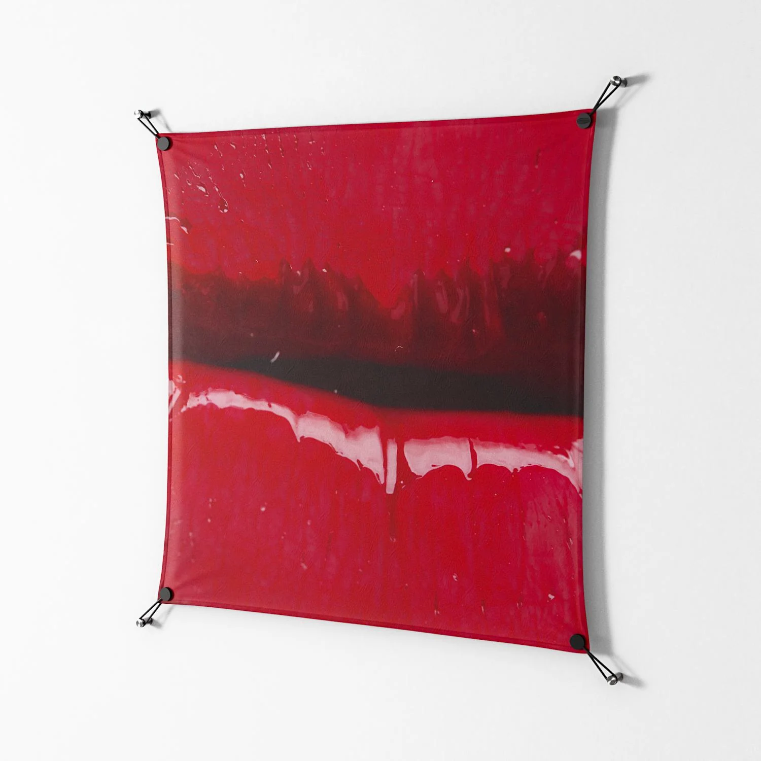 Squish - Work On Wall - Nadia Ryder - Black - 90 x 90 cm - Image 2