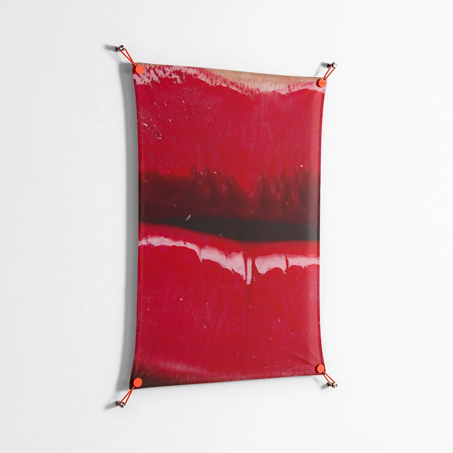 Squish - Work On Wall - Nadia Ryder - Orange - 70 x 100 cm - Image 2