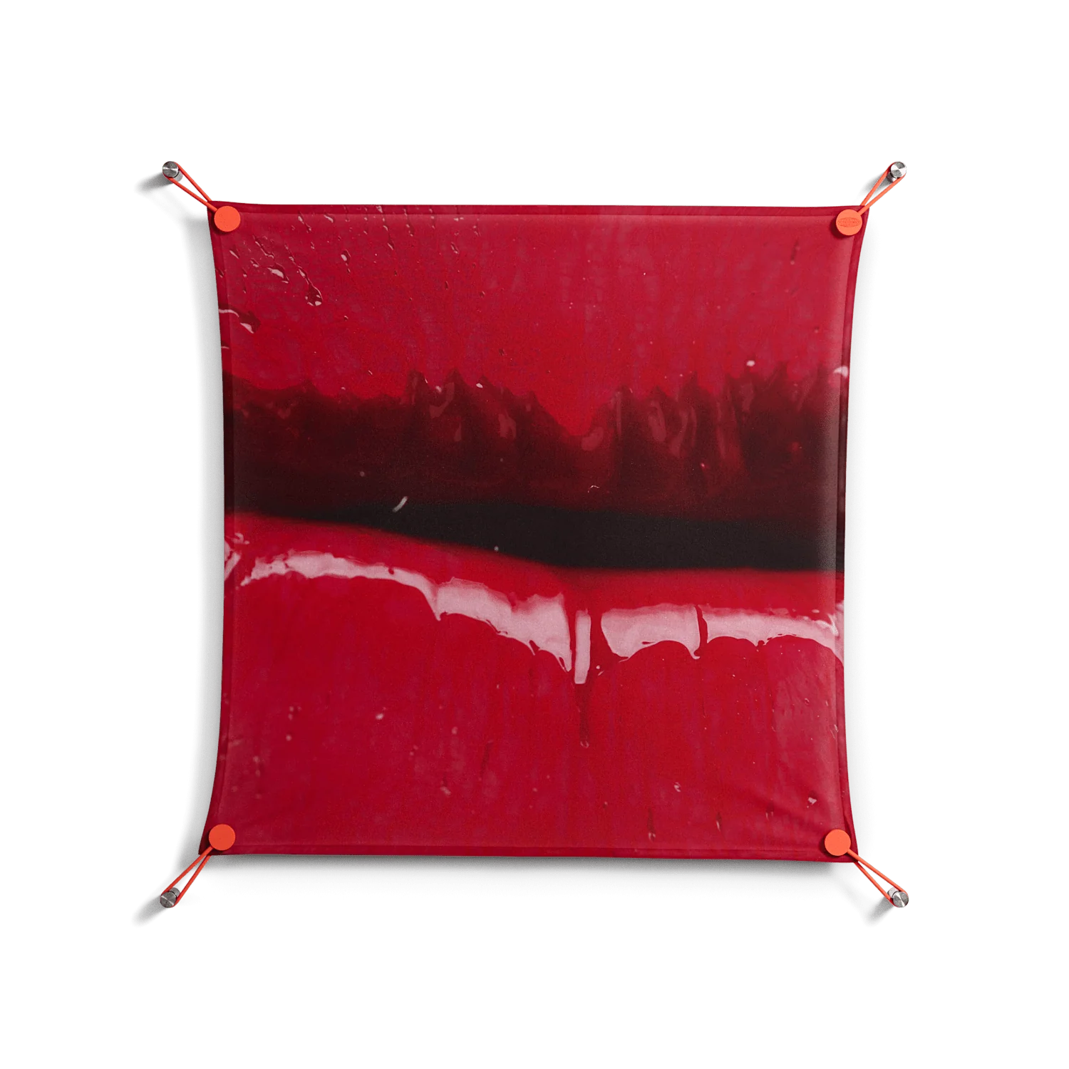 Squish - Work On Wall - Nadia Ryder - Orange - 70 x 70 cm