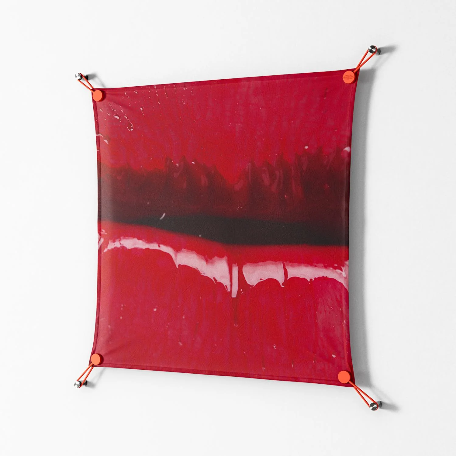 Squish - Work On Wall - Nadia Ryder - Orange - 70 x 70 cm - Image 2