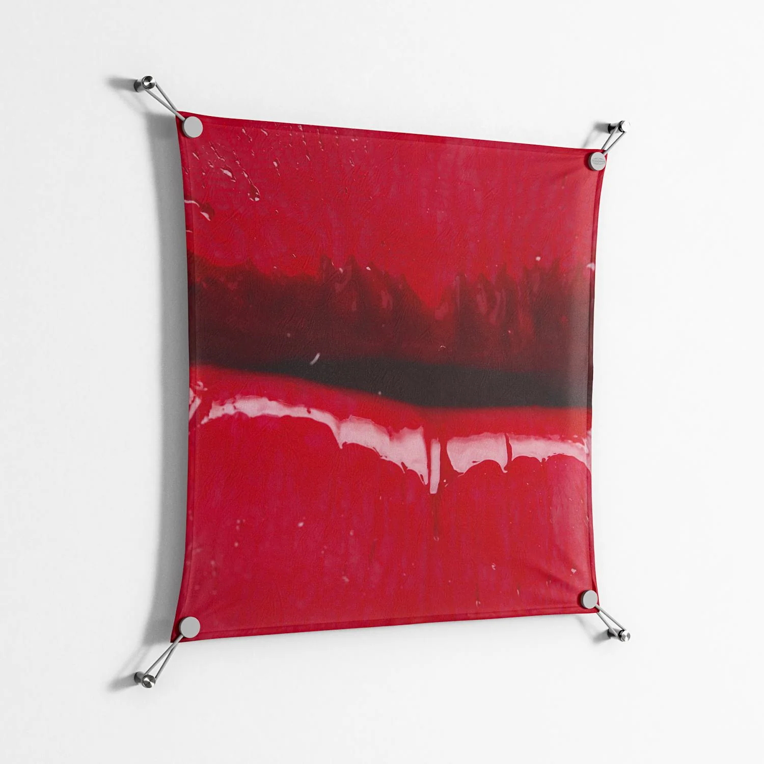 Squish - Work On Wall - Nadia Ryder - Silver - 70 x 70 cm - Image 2