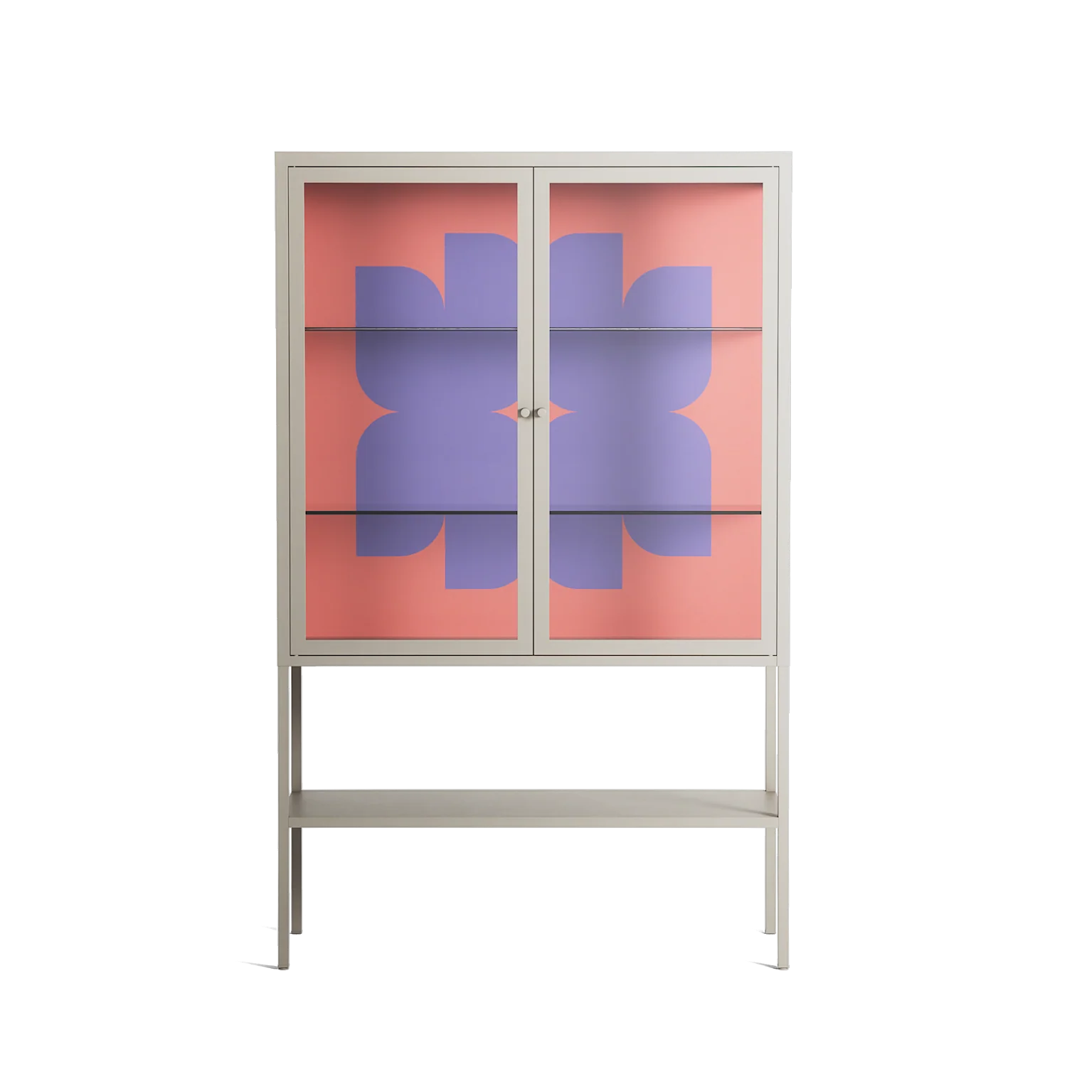 Stella - Loft Cabinet - Linus Lohoff - Pebble - Clear glass
