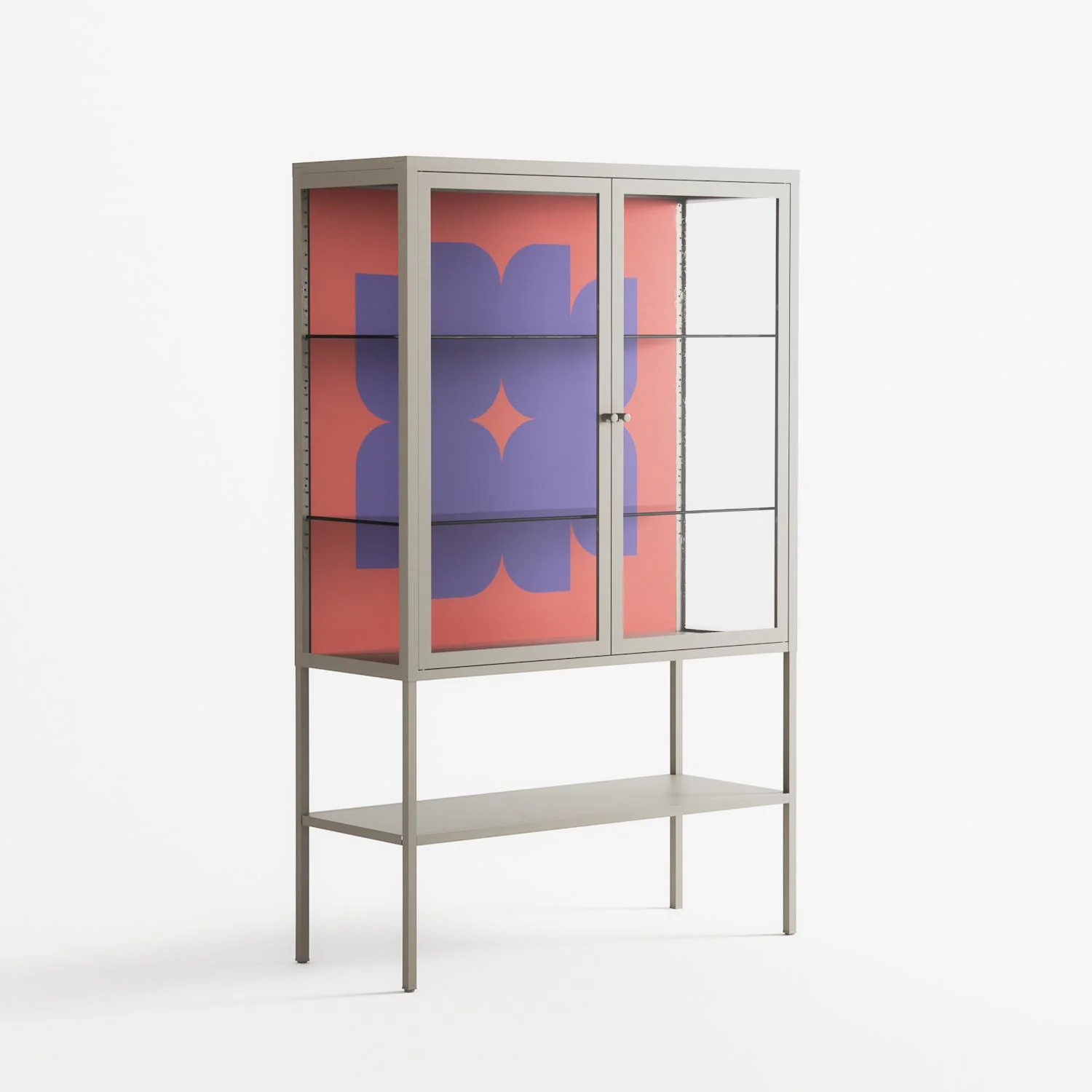 Stella - Loft Cabinet - Linus Lohoff - Pebble - Clear glass - Image 4