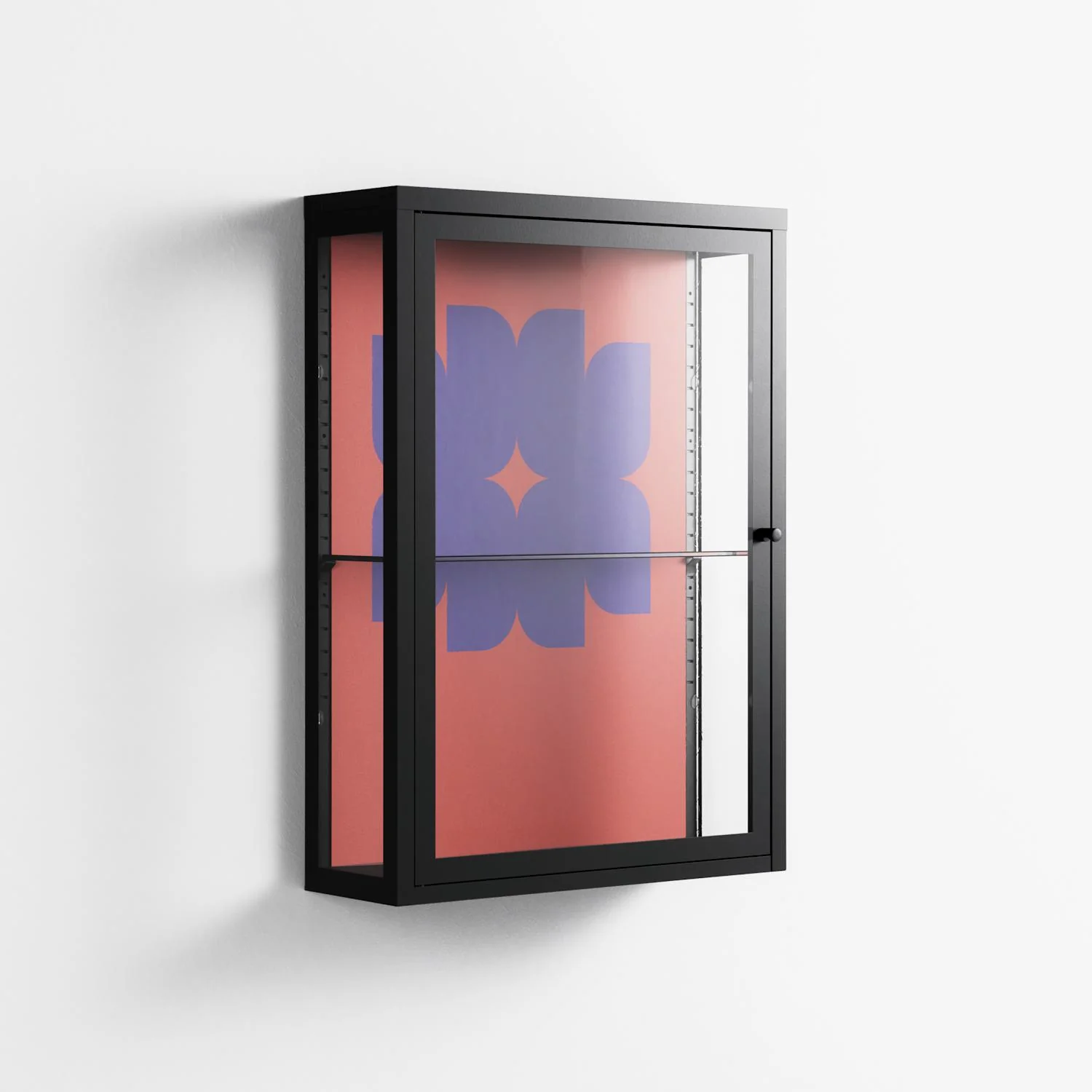 Stella - Wall Cabinet - Linus Lohoff - Antracite - Clear glass - Image 4