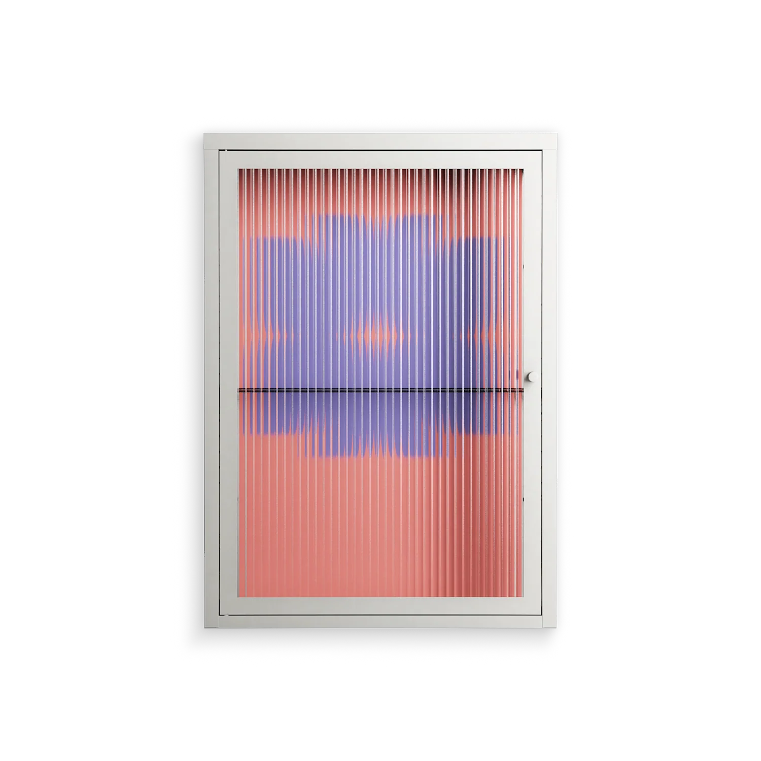 Stella - Wall Cabinet - Linus Lohoff - Chalk - Reeded glass