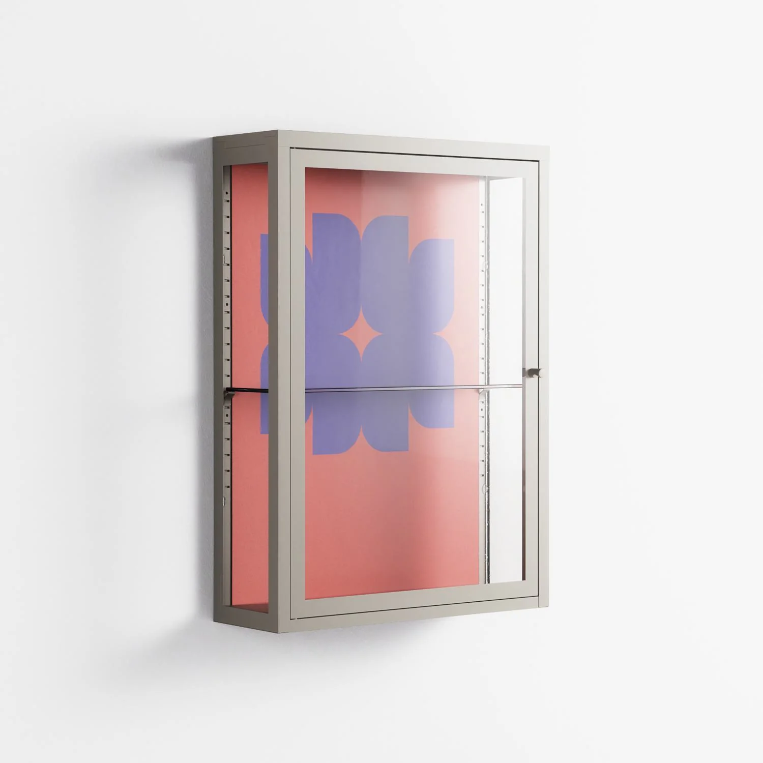 Stella - Wall Cabinet - Linus Lohoff - Pebble - Clear glass - Image 4