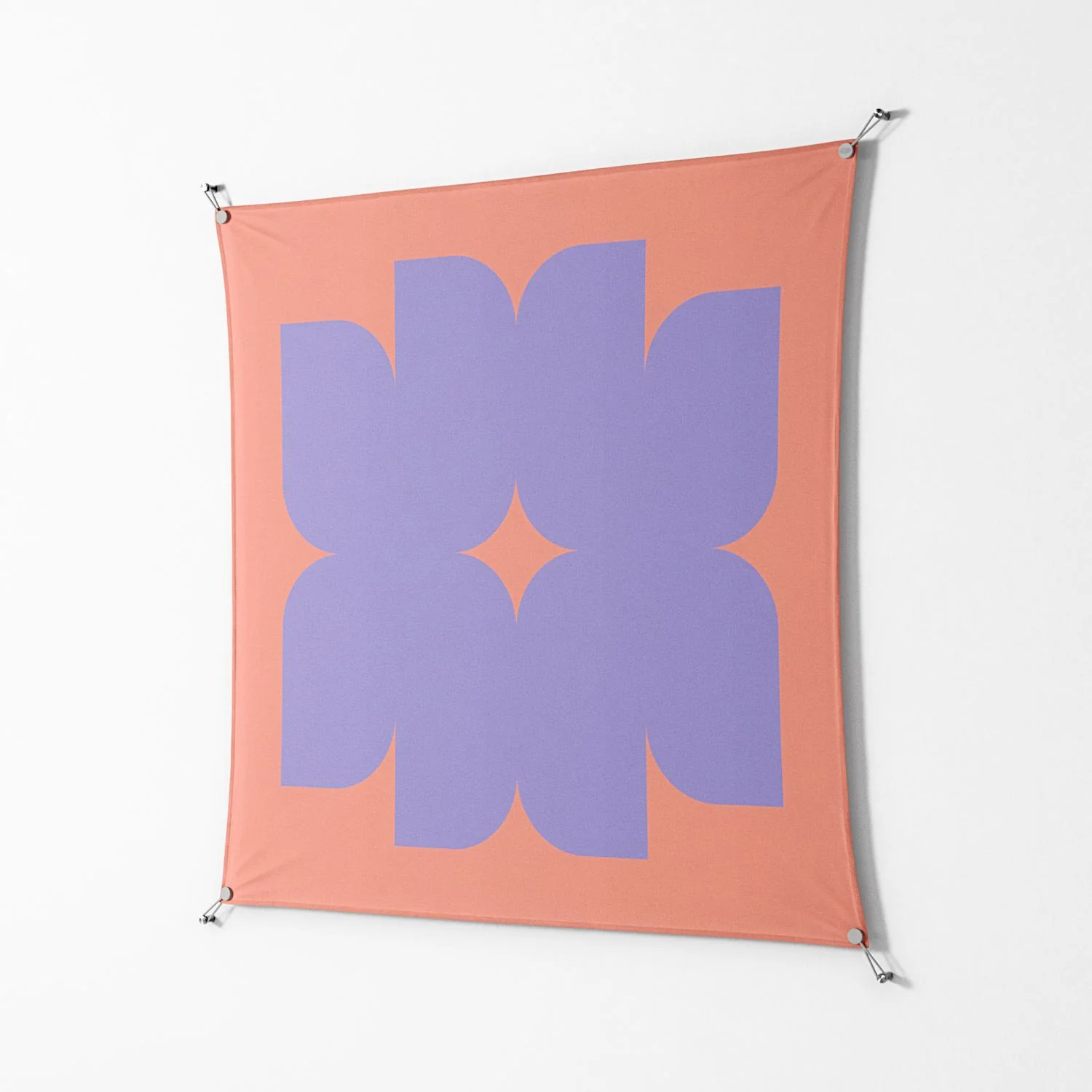 Stella - Work On Wall - Linus Lohoff - Silver - 140 x 140 cm - Image 2