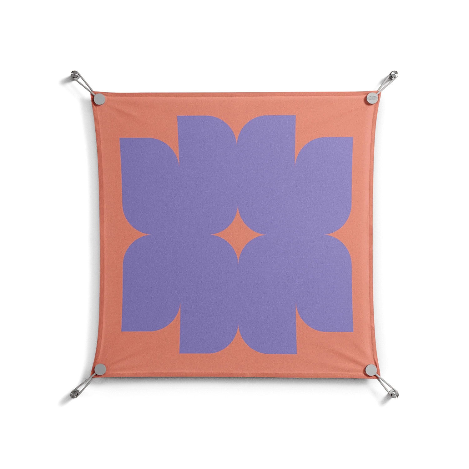 Stella - Work On Wall - Linus Lohoff - Silver - 70 x 70 cm