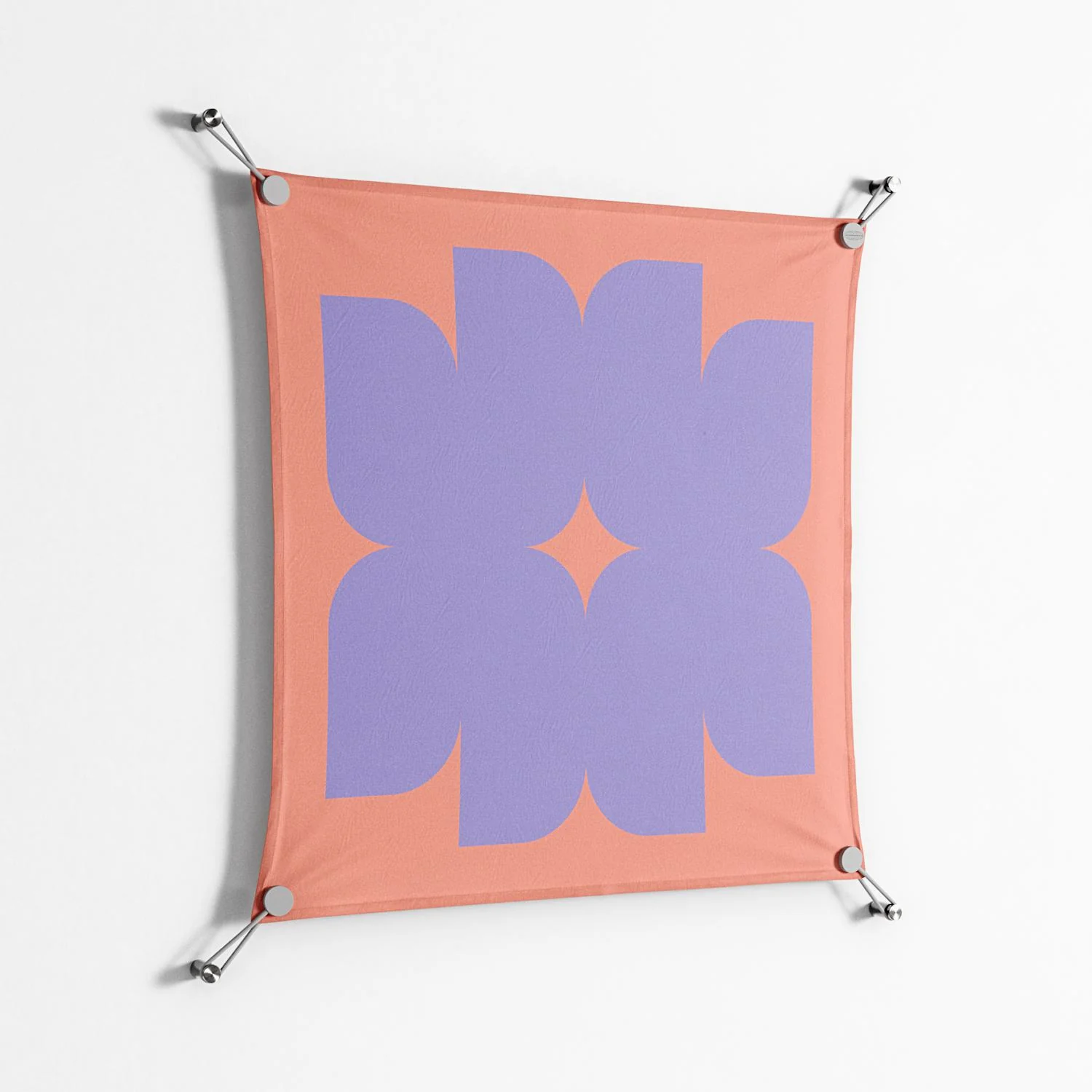 Stella - Work On Wall - Linus Lohoff - Silver - 70 x 70 cm - Image 2