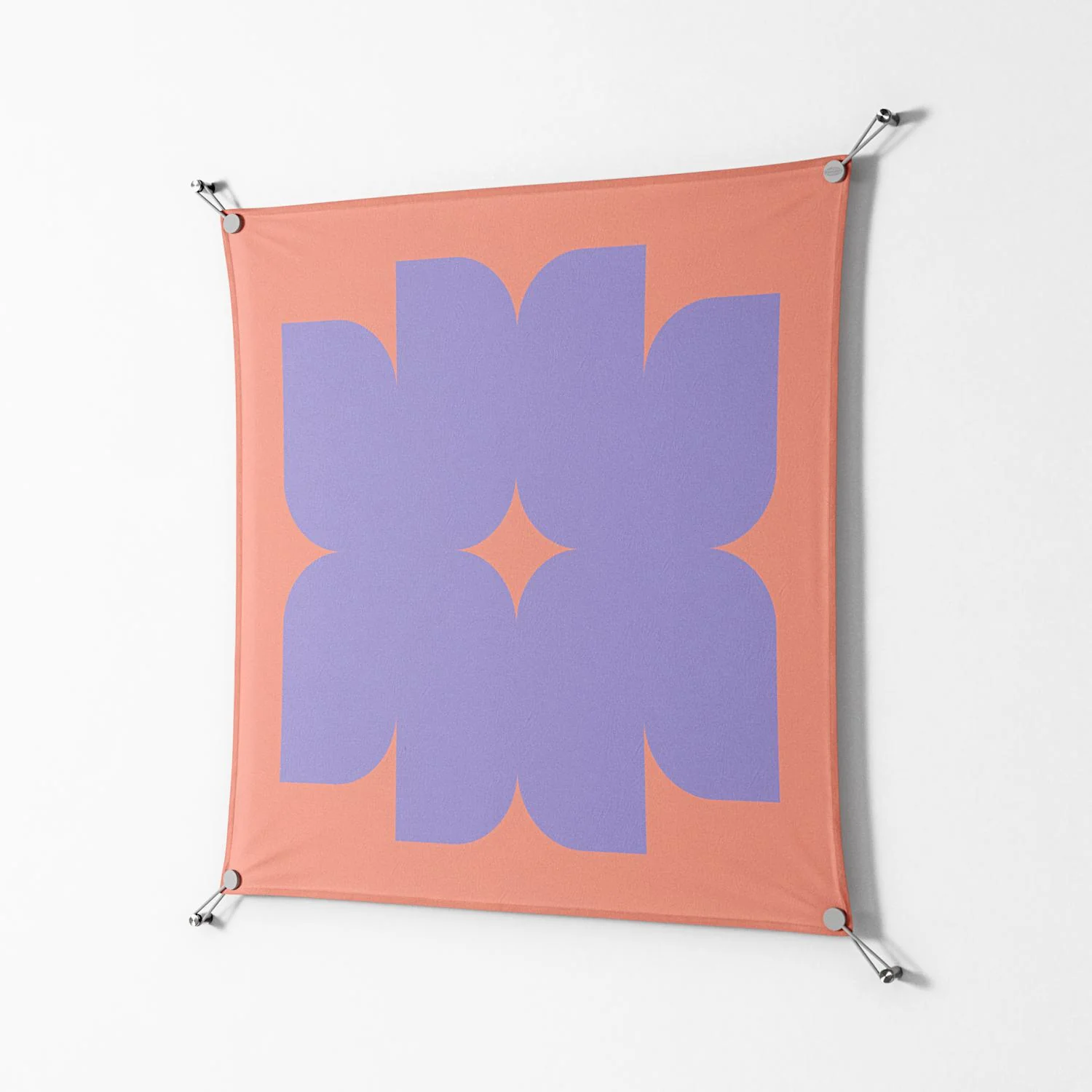 Stella - Work On Wall - Linus Lohoff - Silver - 90 x 90 cm - Image 2