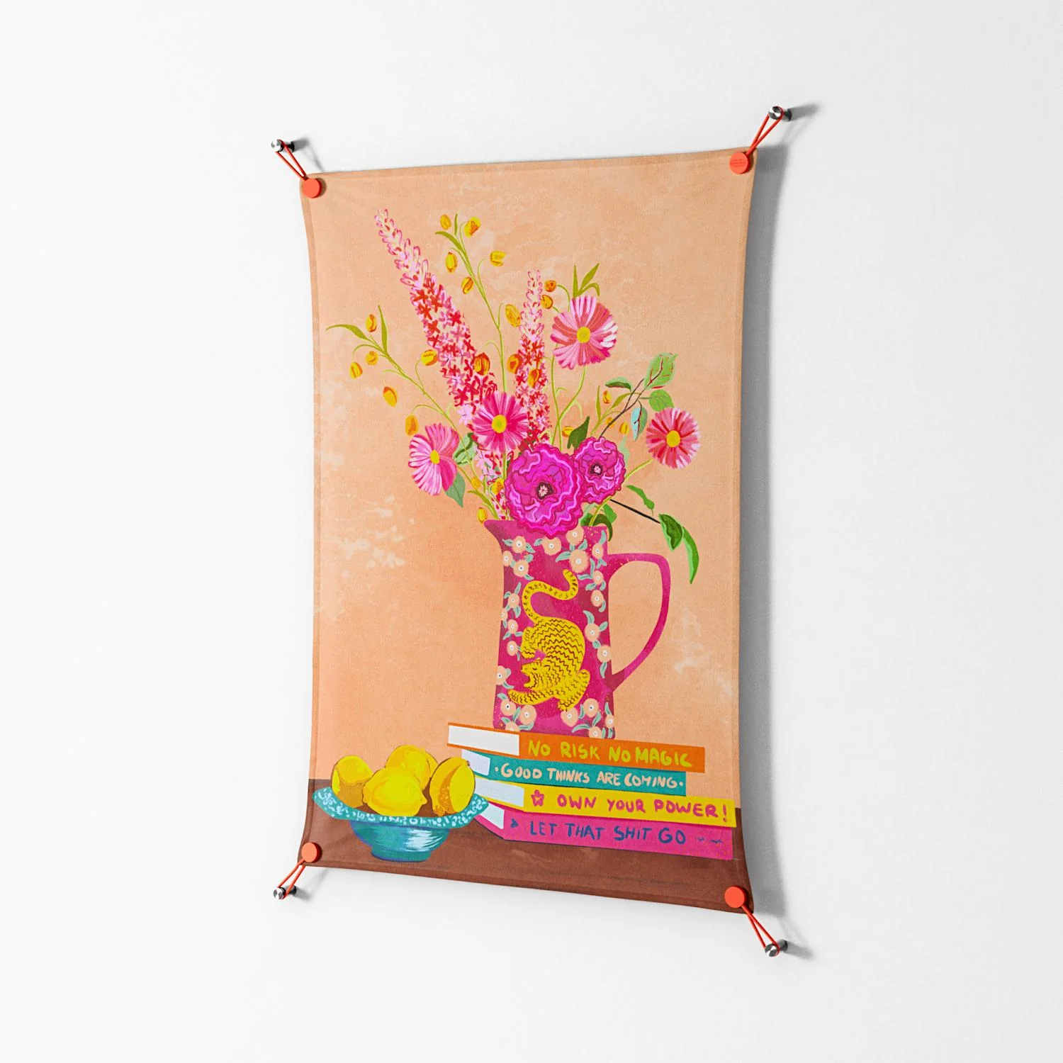 Still Life Feels Like Home - Work On Wall - Raissa Oltmanns - Orange - 70 x 100 cm - Image 2
