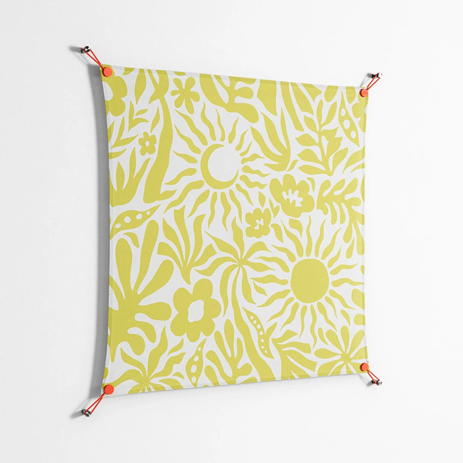 Summer Sensation - Work On Wall - Amy Suther - Orange - 90 x 90 cm - Image 2