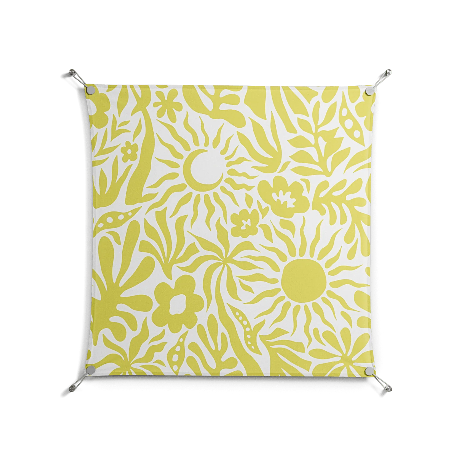 Summer Sensation - Work On Wall - Amy Suther - Silver - 90 x 90 cm