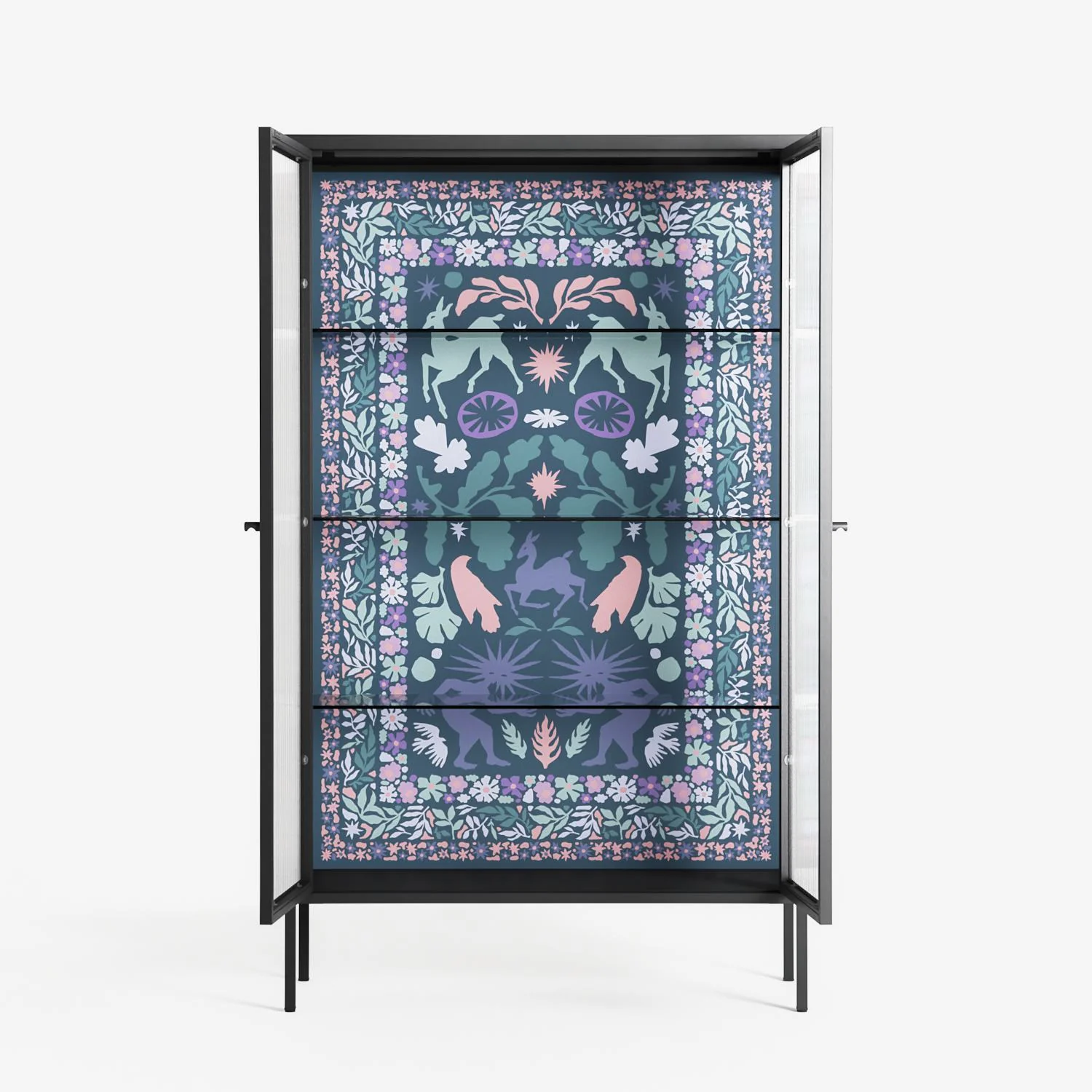 Sunbrother 2 - Cabinet - Nick Liefhebber - Antracite - Reeded glass - Image 3