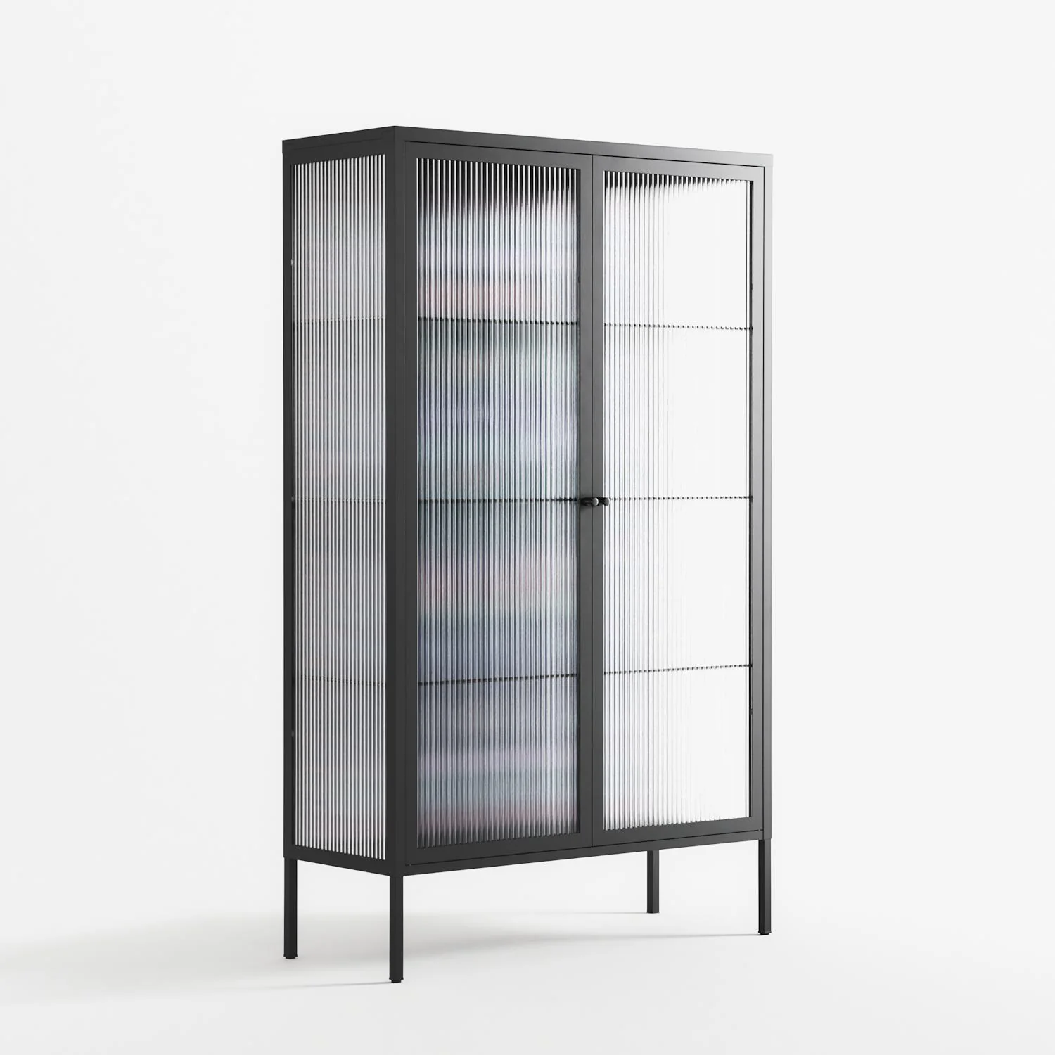 Sunbrother 2 - Cabinet - Nick Liefhebber - Antracite - Reeded glass - Image 4