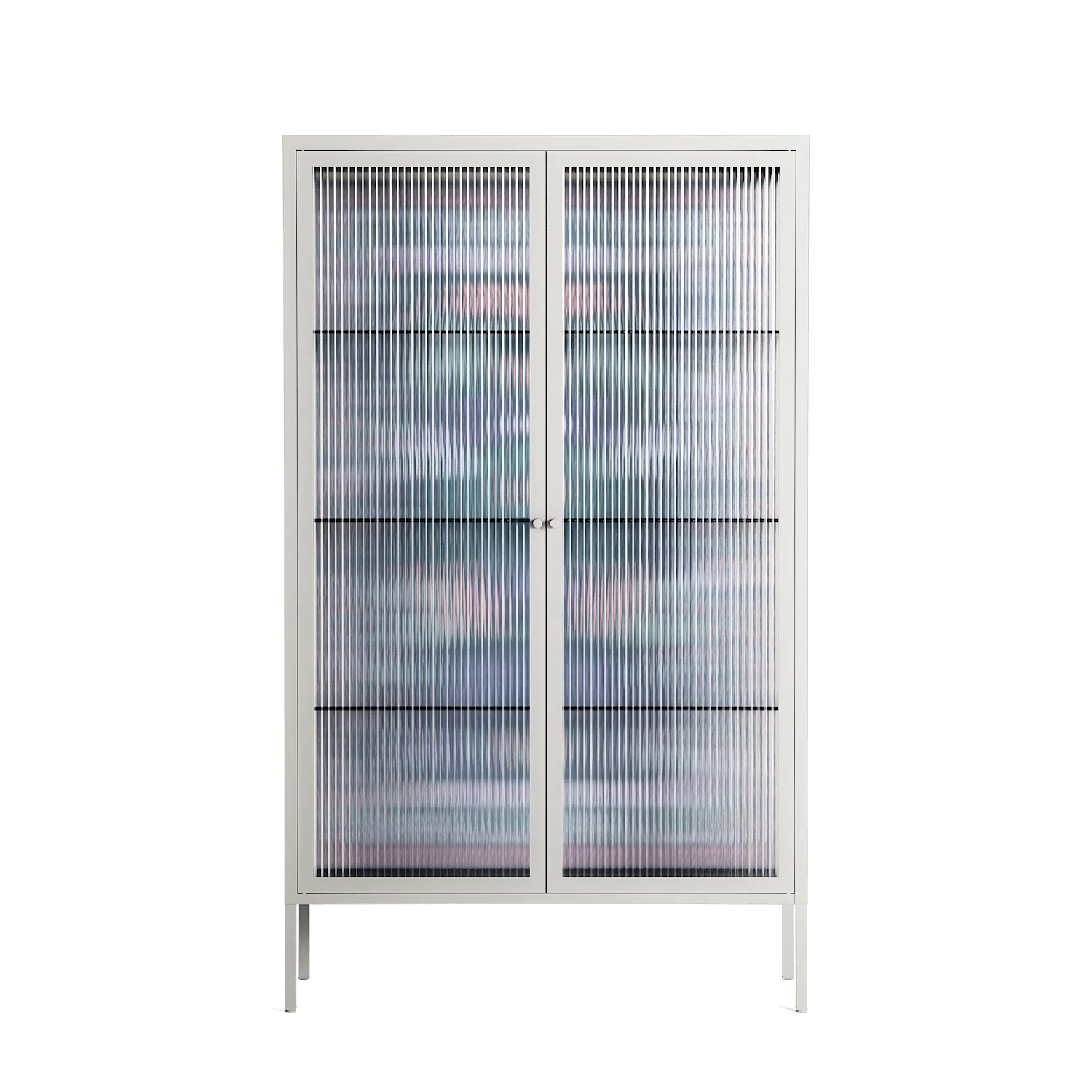Sunbrother 2 - Cabinet - Nick Liefhebber - Chalk - Reeded glass