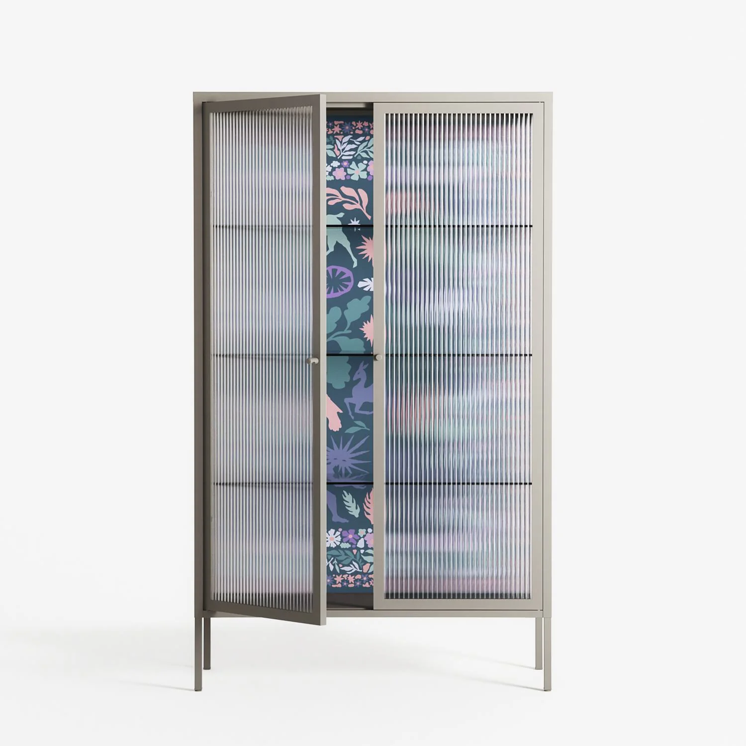 Sunbrother 2 - Cabinet - Nick Liefhebber - Pebble - Reeded glass - Image 2