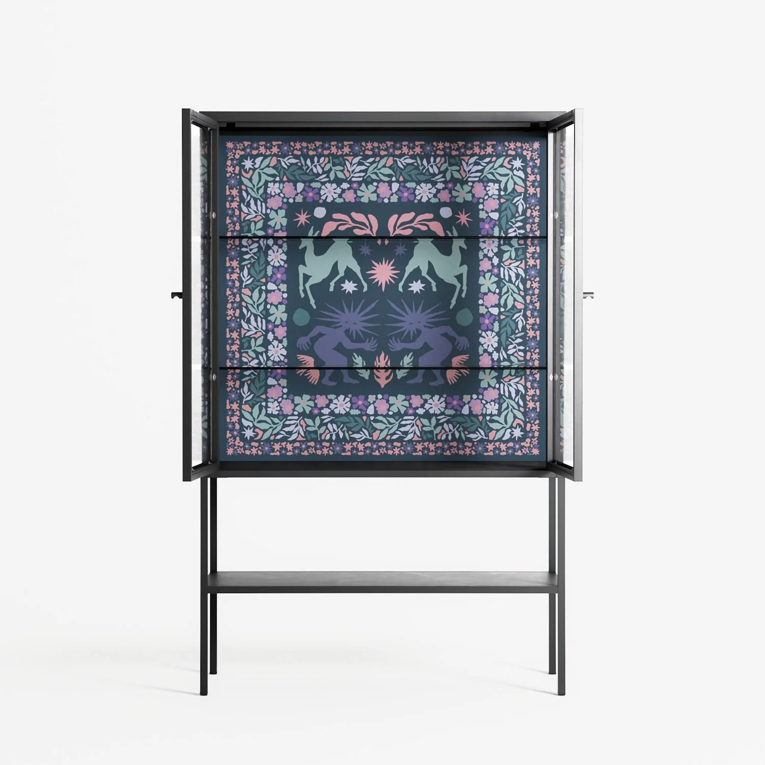 Sunbrother 2 - Loft Cabinet - Nick Liefhebber - Antracite - Clear glass - Image 3