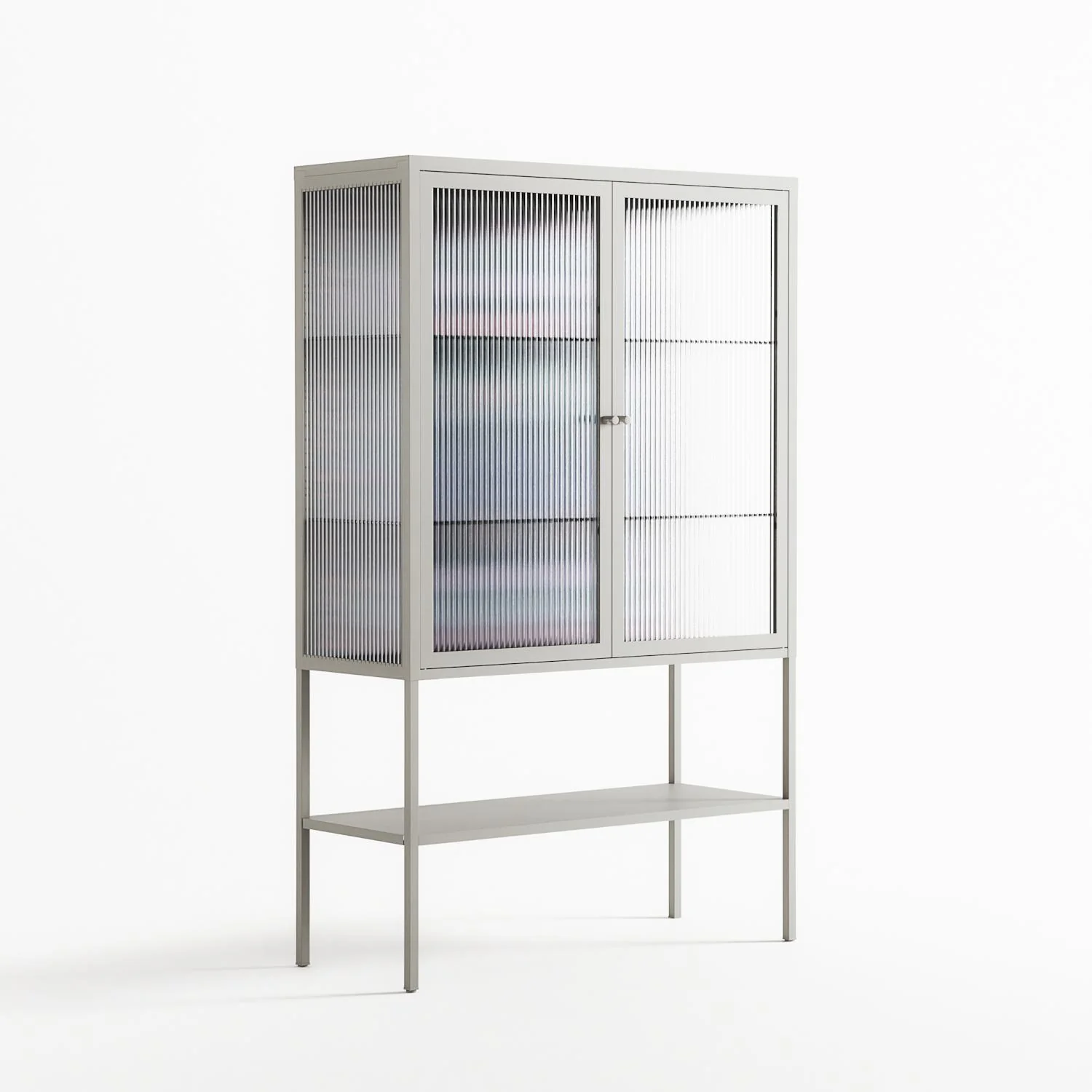 Sunbrother 2 - Loft Cabinet - Nick Liefhebber - Chalk - Reeded glass - Image 4