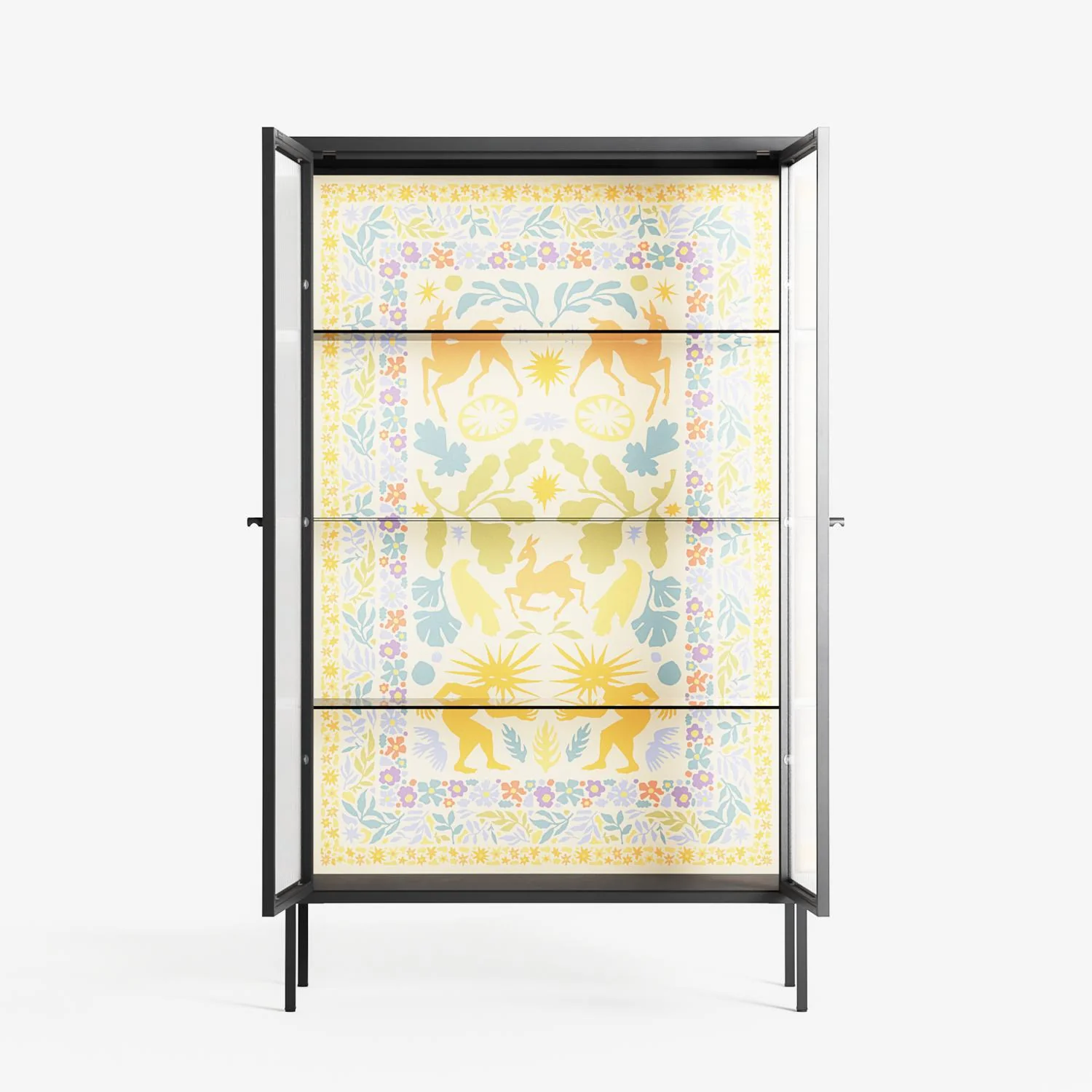 Sunbrother 3 - Cabinet - Nick Liefhebber - Antracite - Reeded glass - Image 3