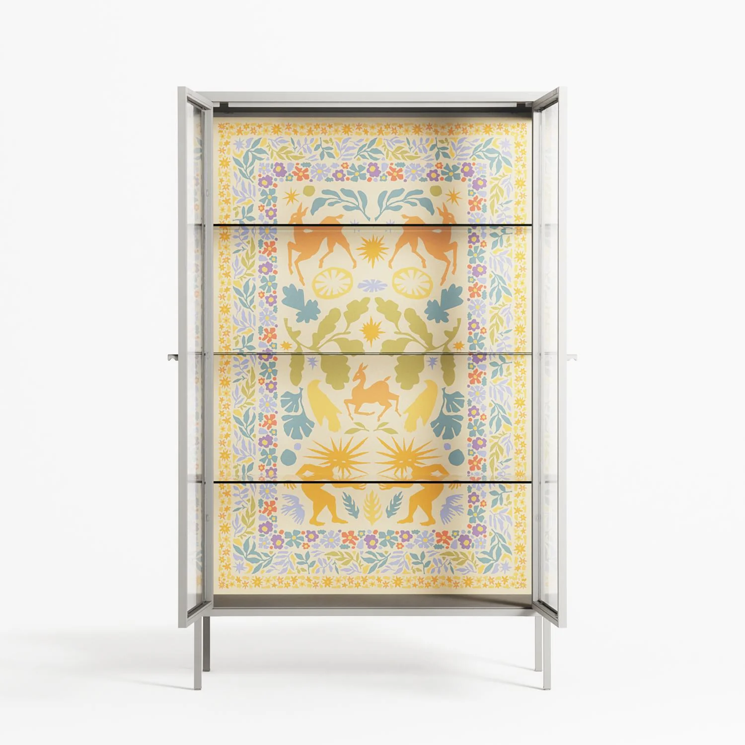 Sunbrother 3 - Cabinet - Nick Liefhebber - Chalk - Clear glass - Image 3