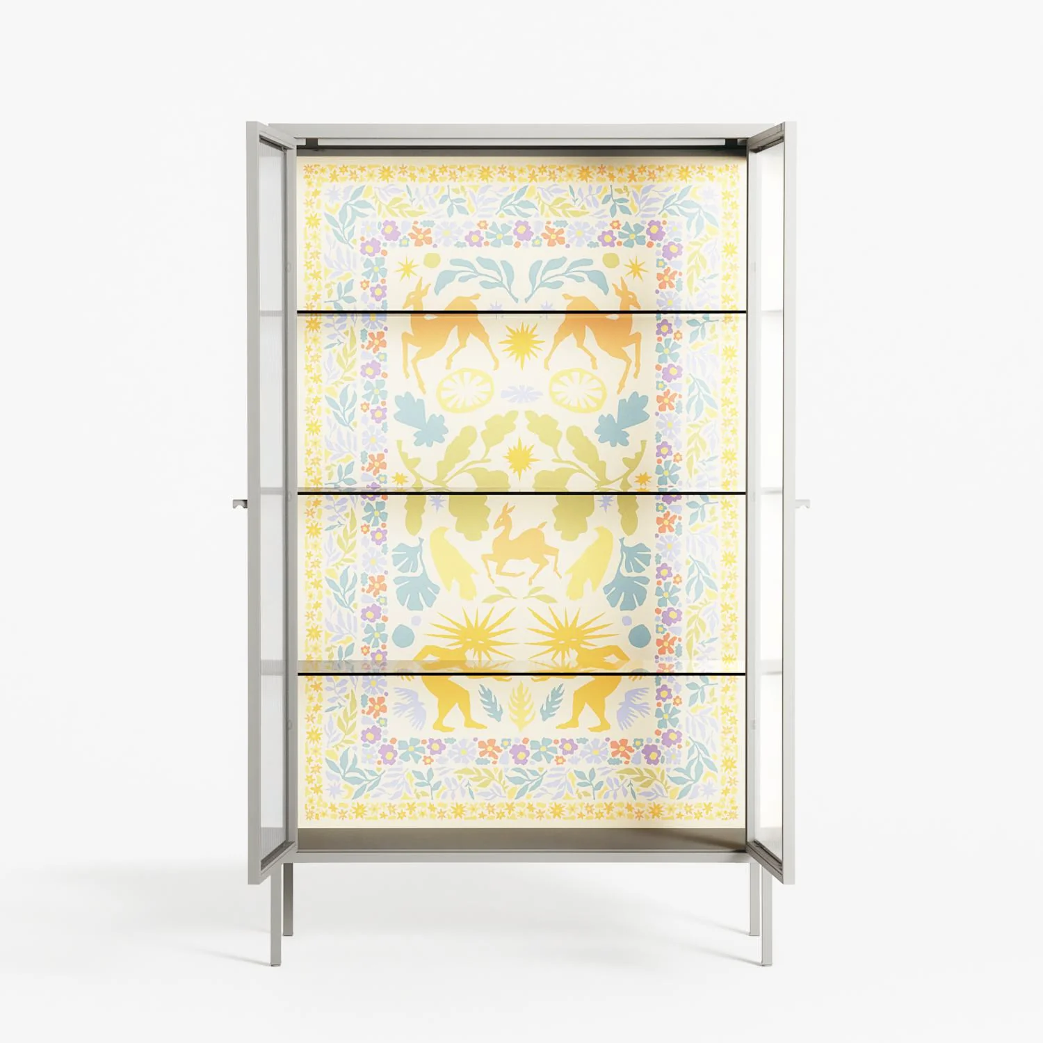 Sunbrother 3 - Cabinet - Nick Liefhebber - Chalk - Reeded glass - Image 3