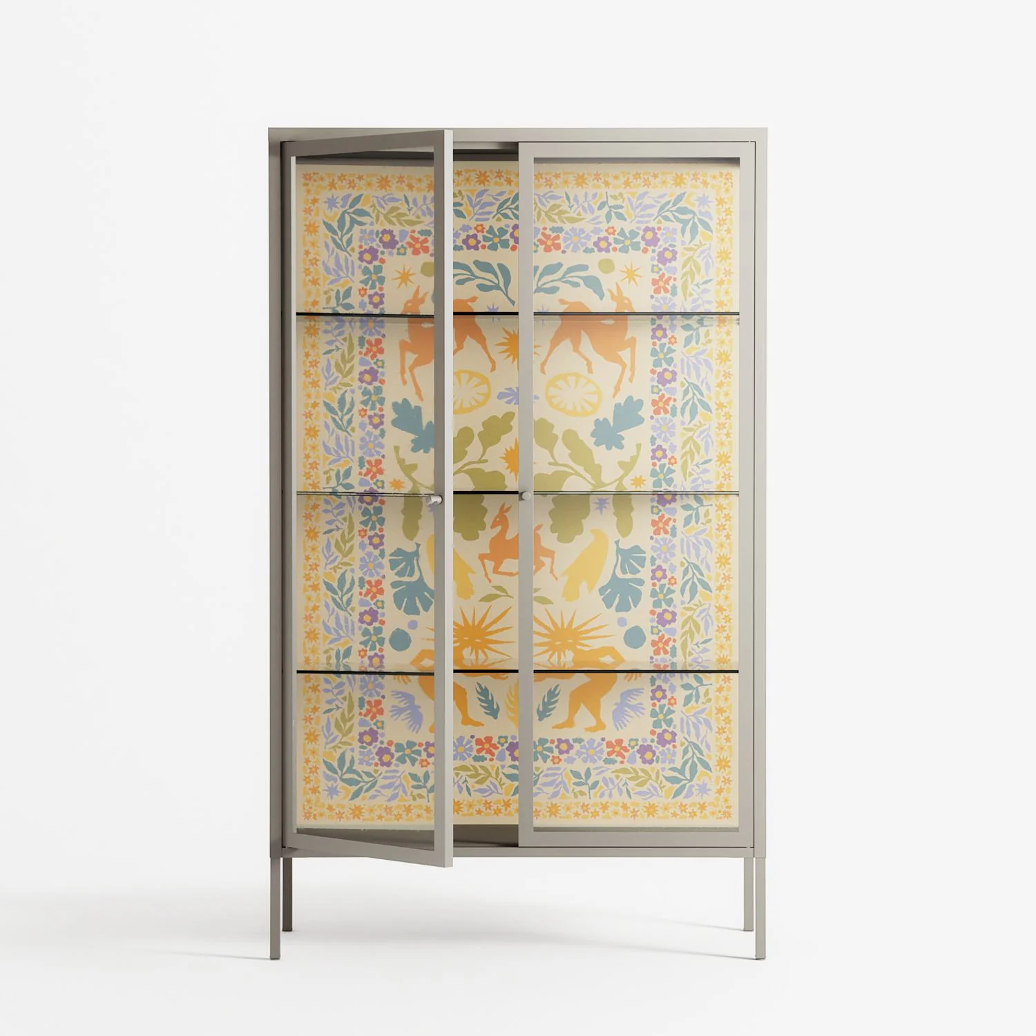 Sunbrother 3 - Cabinet - Nick Liefhebber - Pebble - Clear glass - Image 2