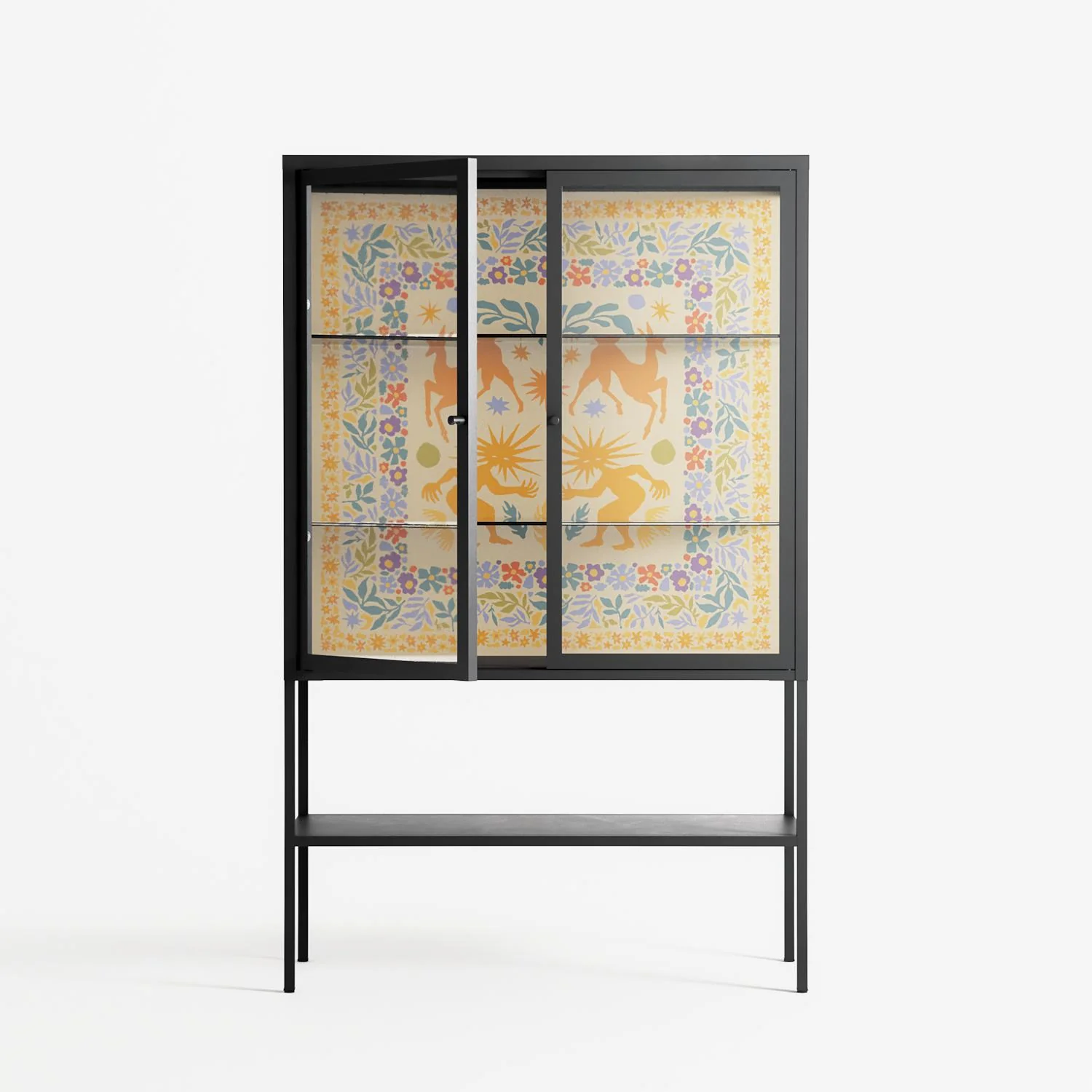 Sunbrother 3 - Loft Cabinet - Nick Liefhebber - Antracite - Clear glass - Image 2