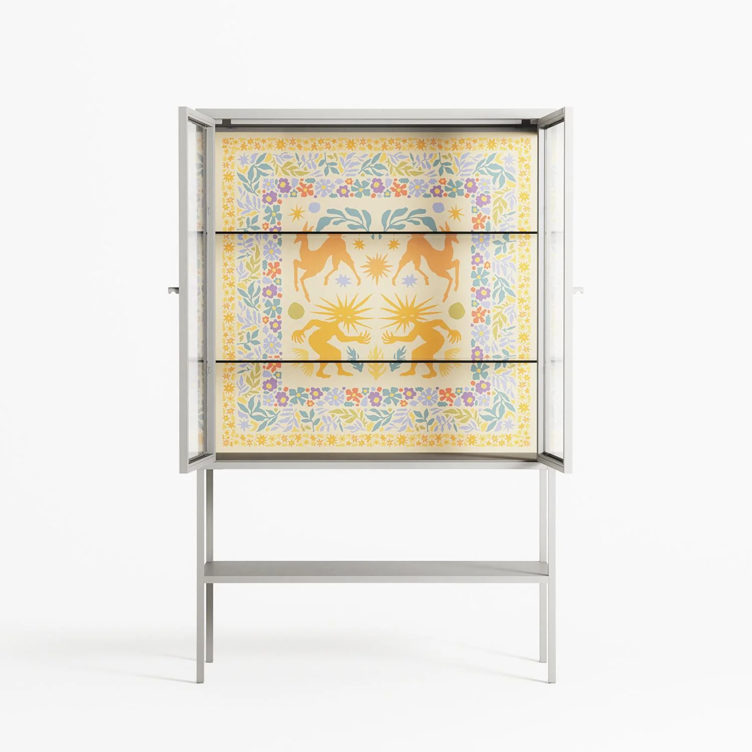 Sunbrother 3 - Loft Cabinet - Nick Liefhebber - Chalk - Clear glass - Image 3