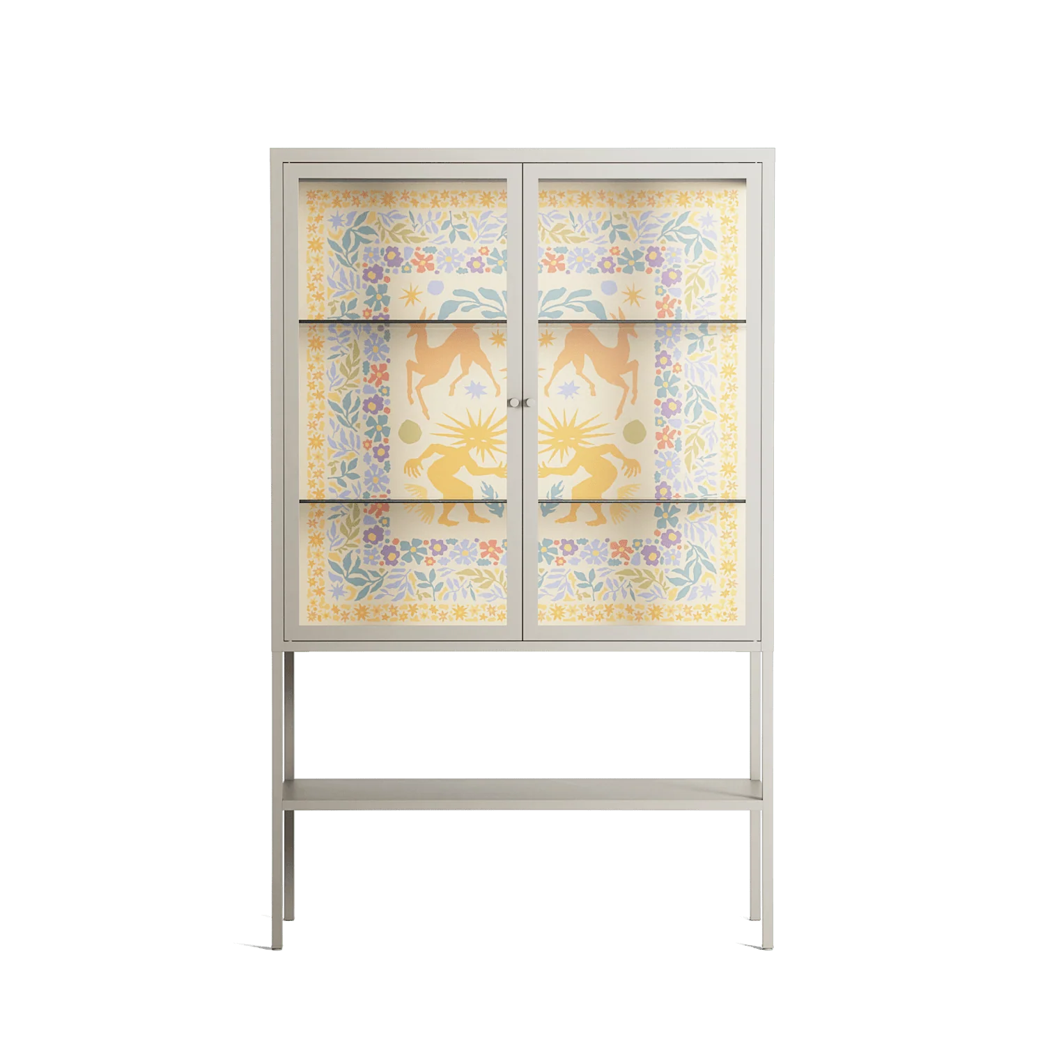 Sunbrother 3 - Loft Cabinet - Nick Liefhebber - Pebble - Clear glass