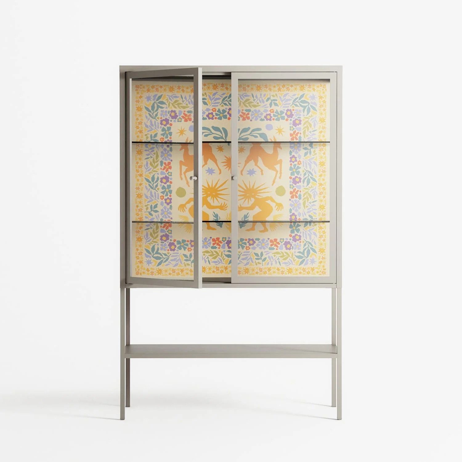 Sunbrother 3 - Loft Cabinet - Nick Liefhebber - Pebble - Clear glass - Image 2