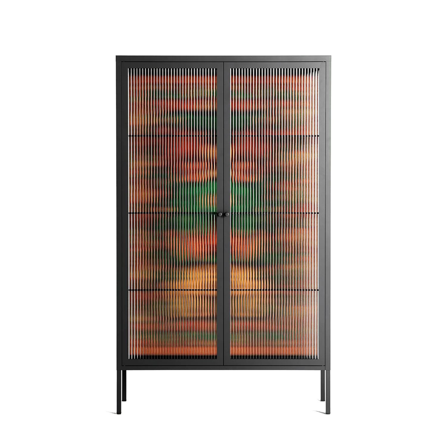 Sunbrother - Cabinet - Nick Liefhebber - Antracite - Reeded glass