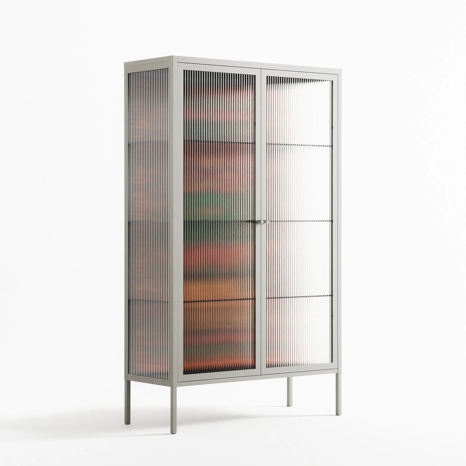 Sunbrother - Cabinet - Nick Liefhebber - Chalk - Reeded glass - Image 4