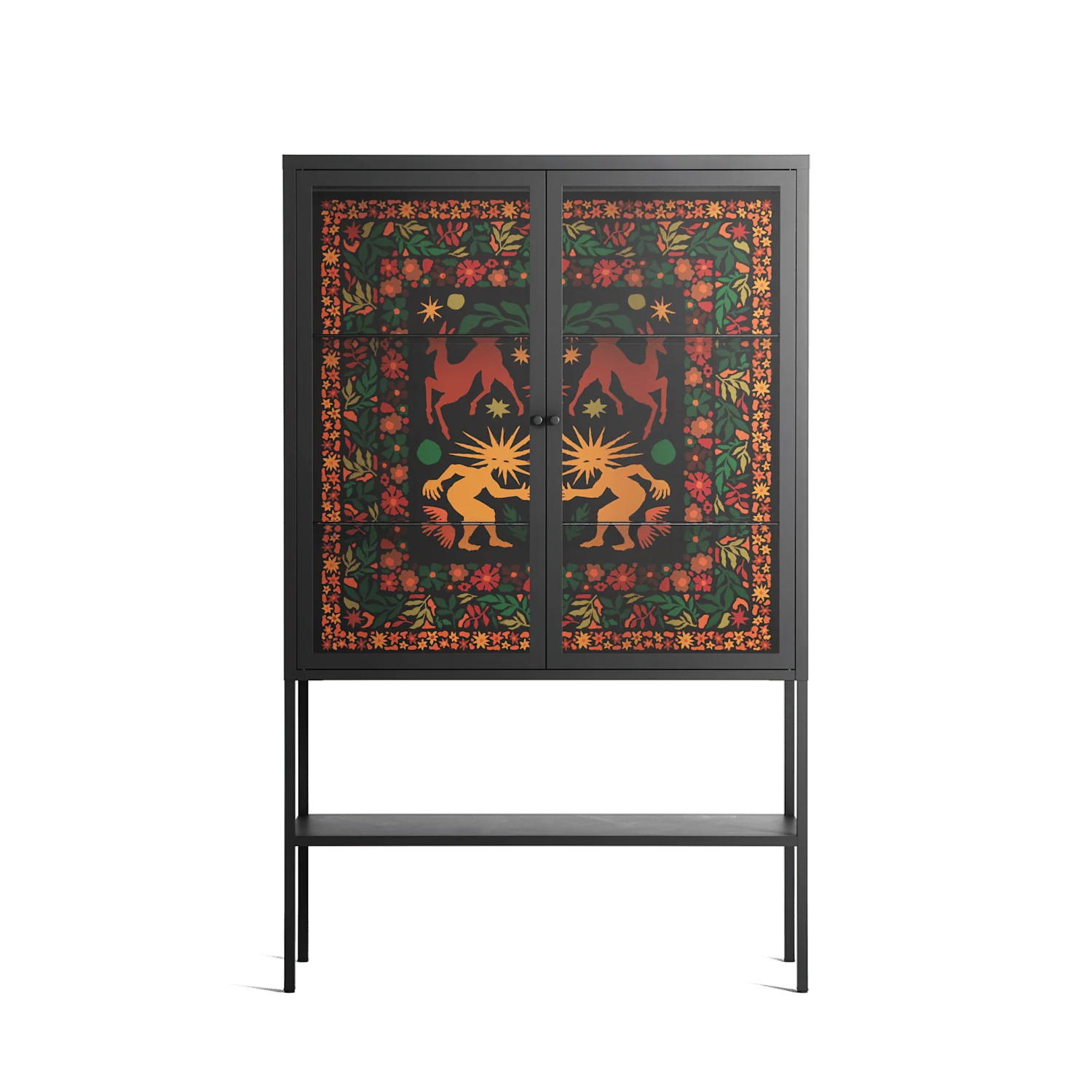 Sunbrother - Loft Cabinet - Nick Liefhebber - Antracite - Clear glass