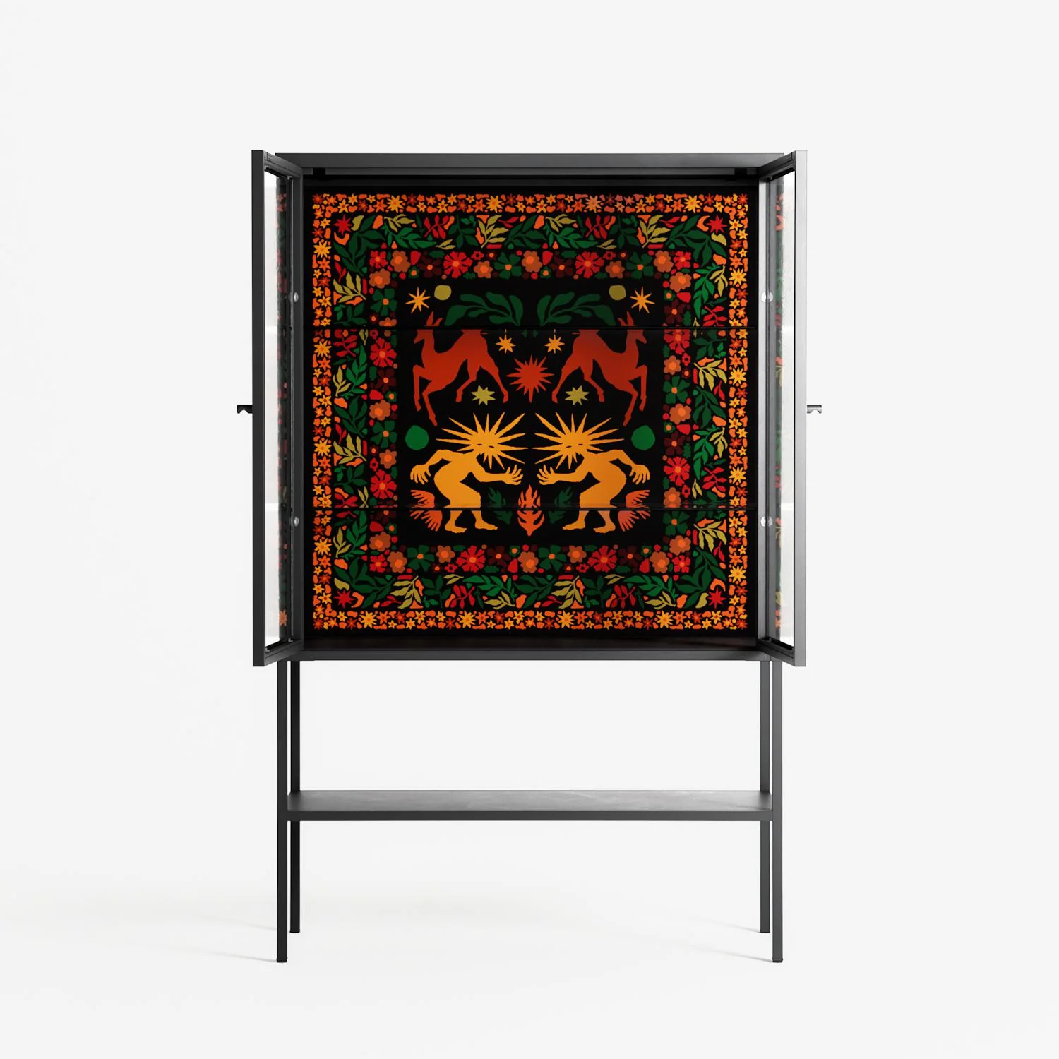 Sunbrother - Loft Cabinet - Nick Liefhebber - Antracite - Clear glass - Image 3
