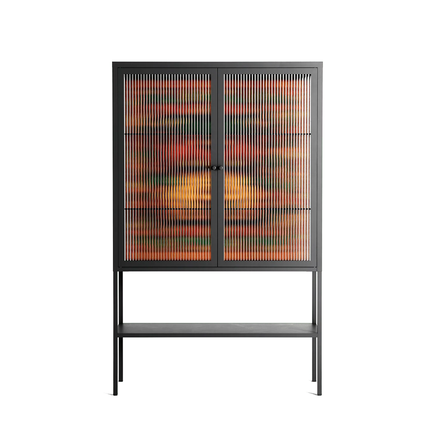 Sunbrother - Loft Cabinet - Nick Liefhebber - Antracite - Reeded glass