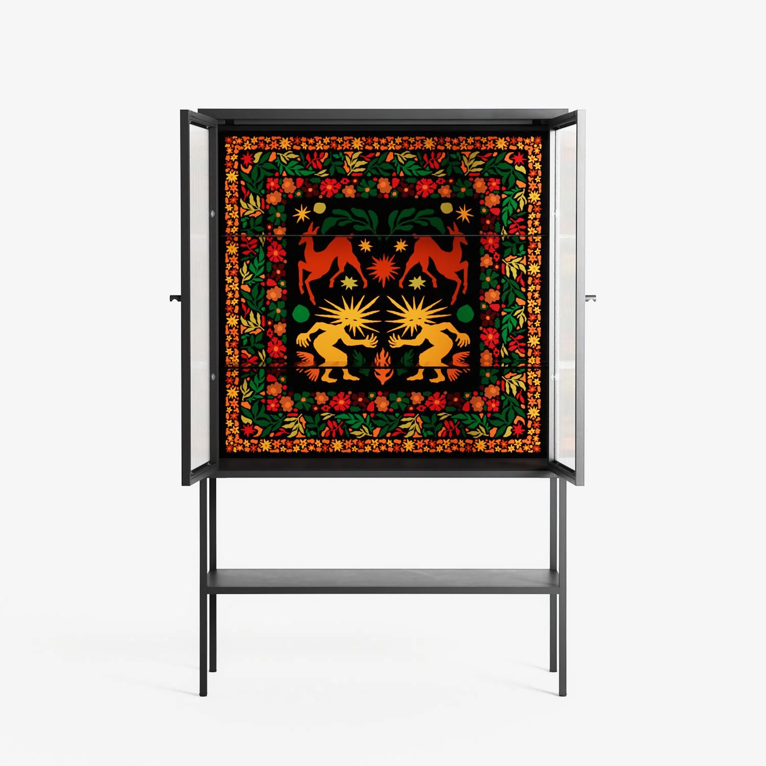 Sunbrother - Loft Cabinet - Nick Liefhebber - Antracite - Reeded glass - Image 3