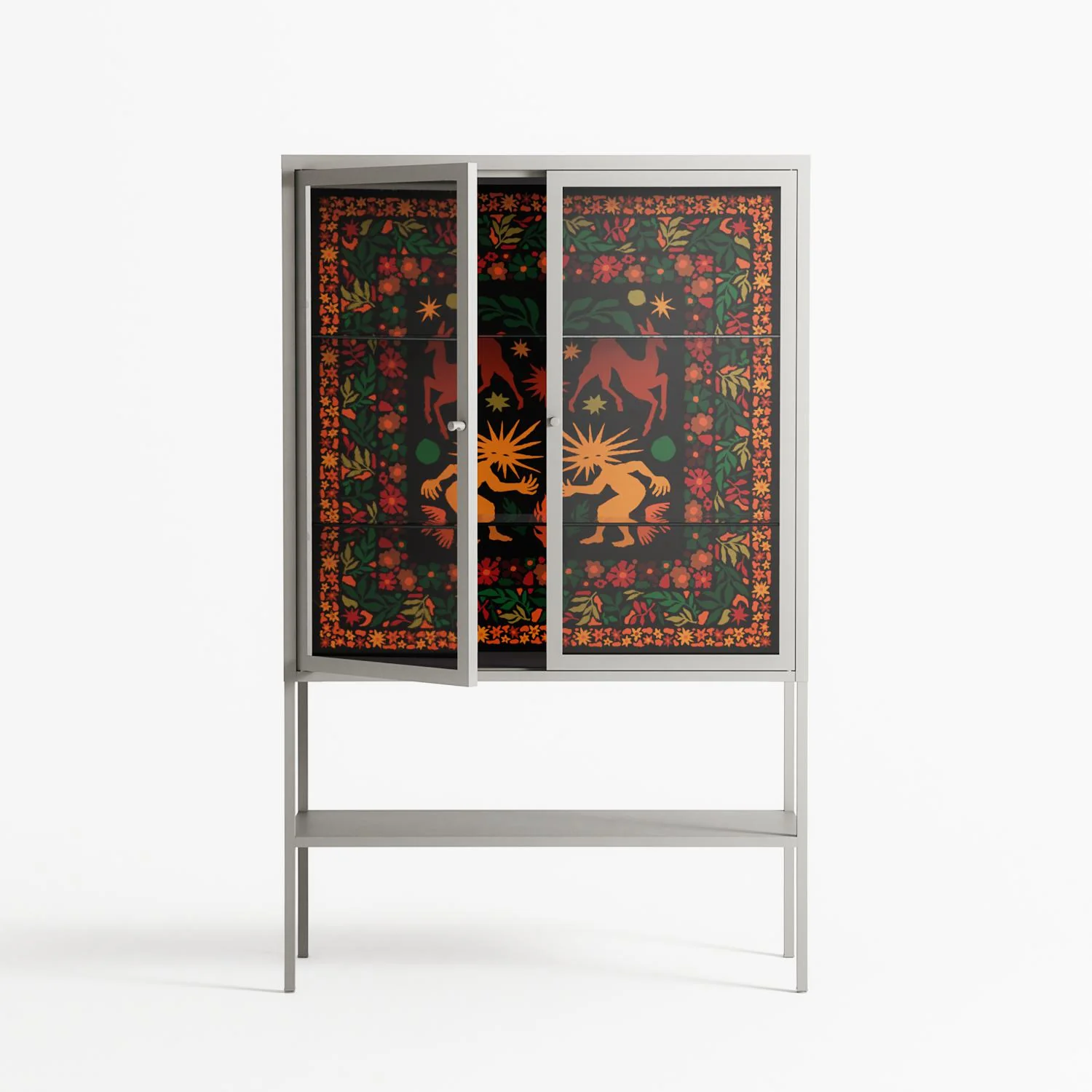 Sunbrother - Loft Cabinet - Nick Liefhebber - Chalk - Clear glass - Image 2