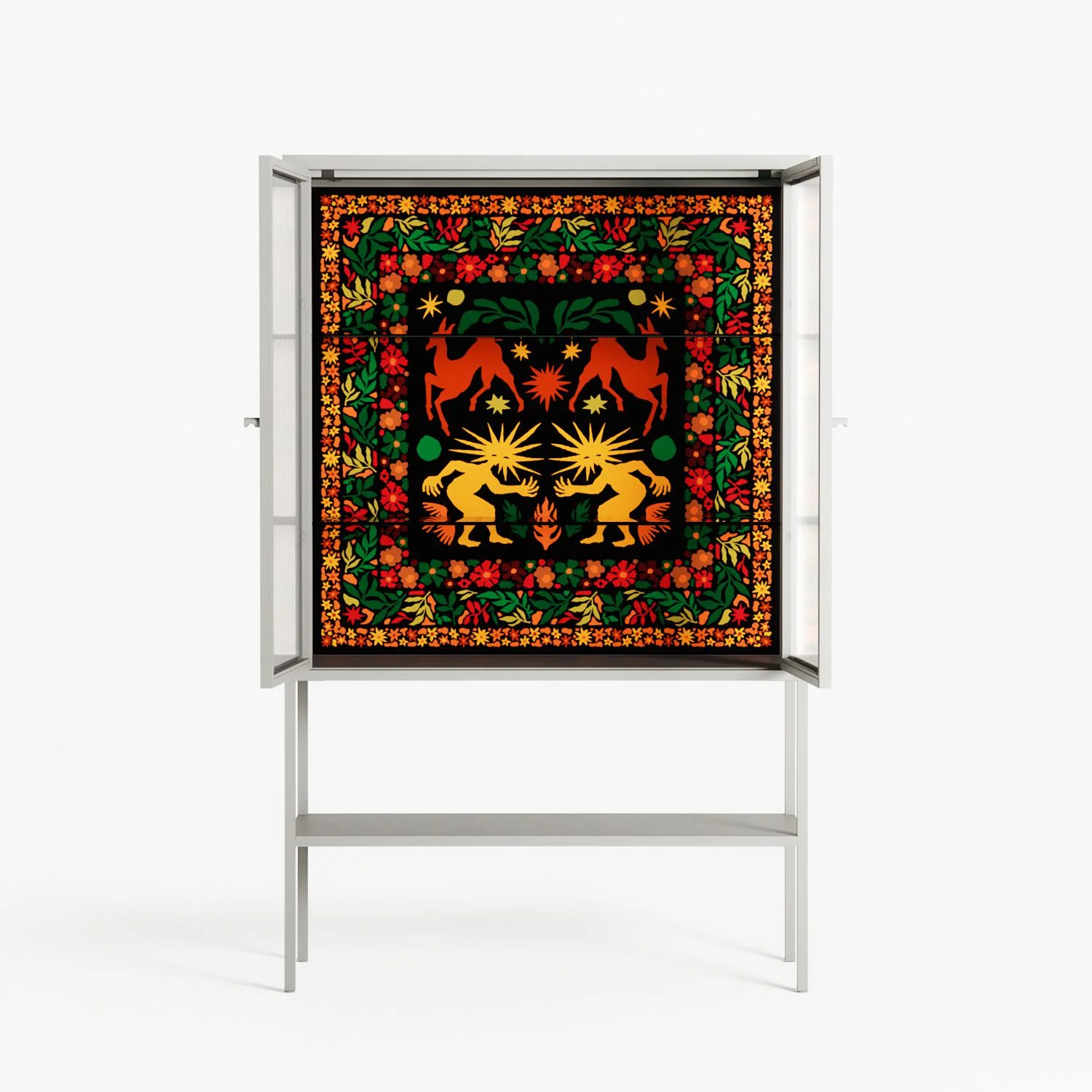 Sunbrother - Loft Cabinet - Nick Liefhebber - Chalk - Reeded glass - Image 3