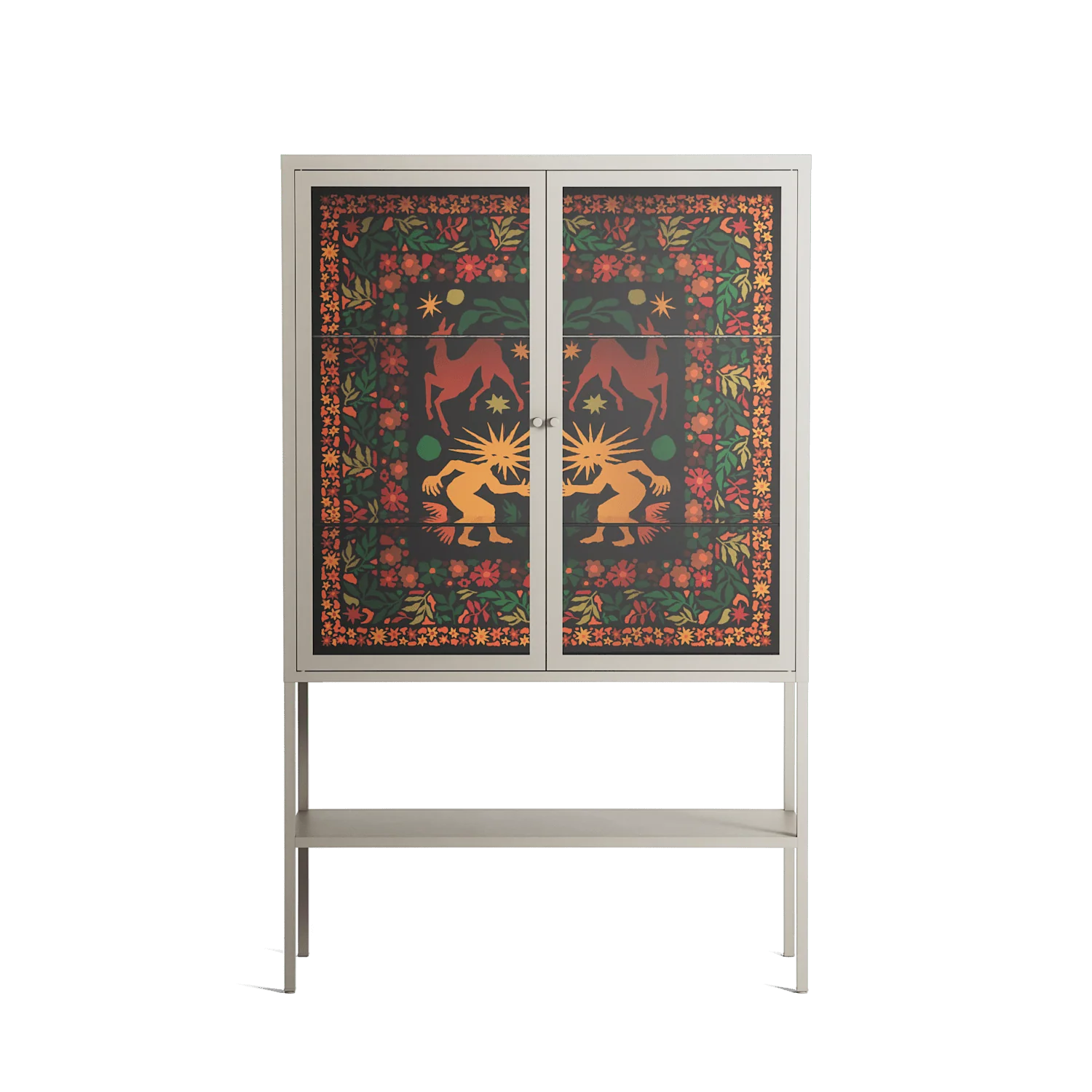 Sunbrother - Loft Cabinet - Nick Liefhebber - Pebble - Clear glass