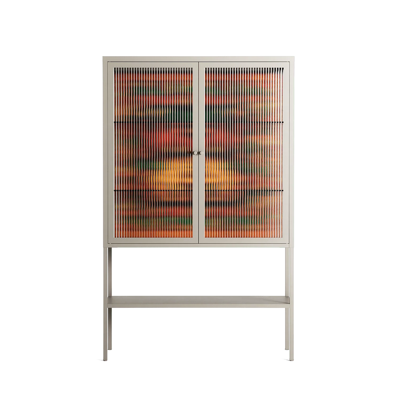 Sunbrother - Loft Cabinet - Nick Liefhebber - Pebble - Reeded glass