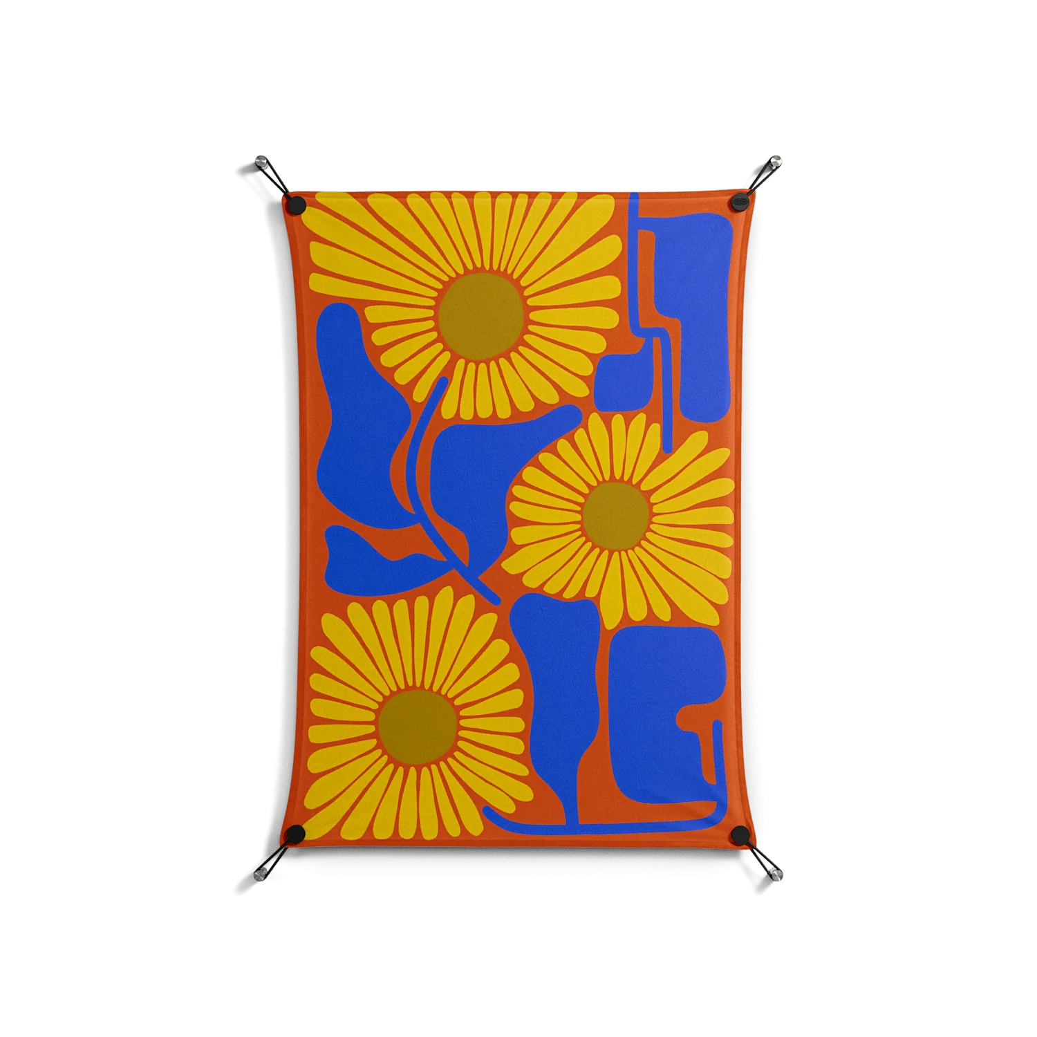 Sunflowers - Work On Wall - Sandra Hutter - Black - 70 x 100 cm