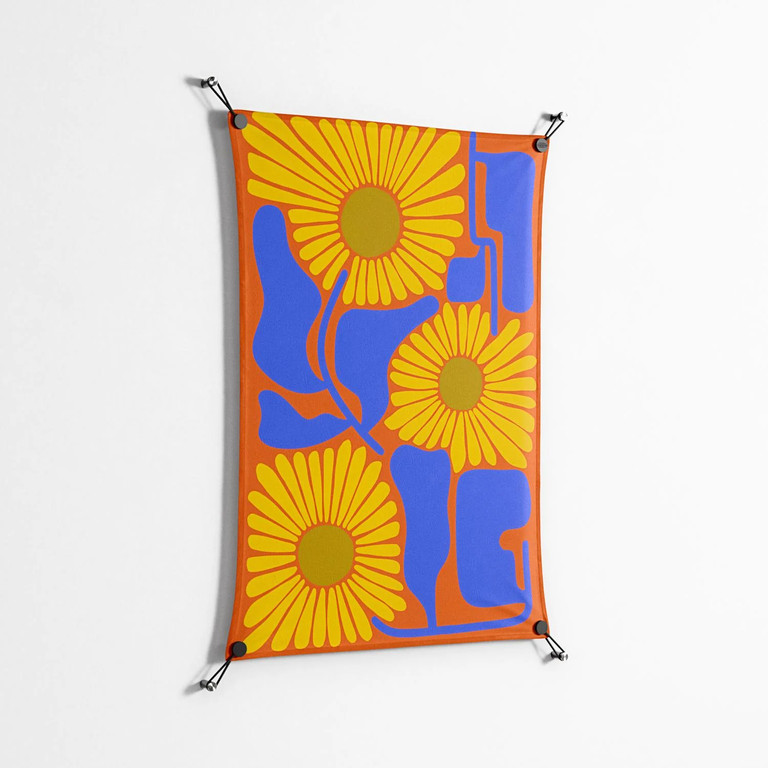 Sunflowers - Work On Wall - Sandra Hutter - Black - 70 x 100 cm - Image 2