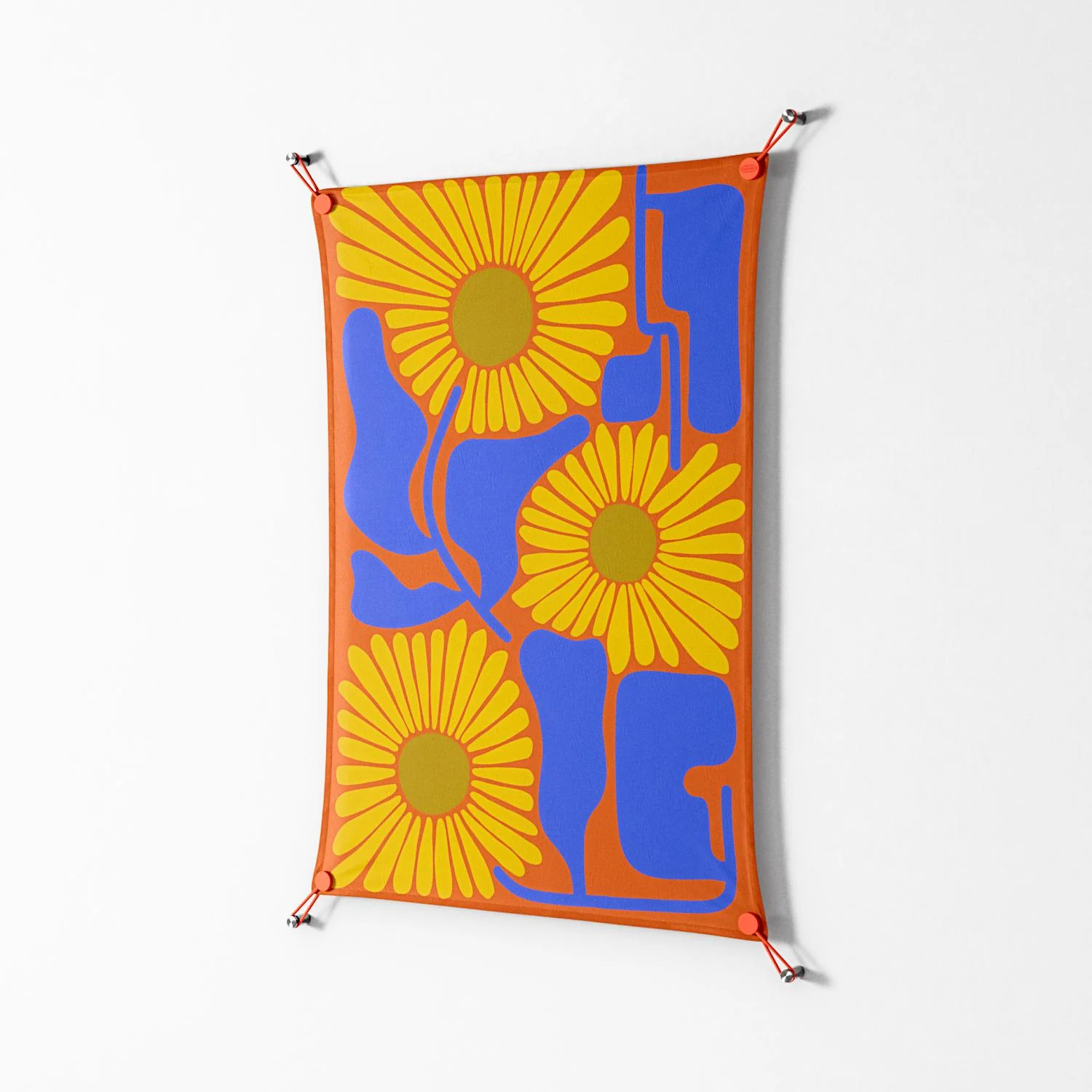 Sunflowers - Work On Wall - Sandra Hutter - Orange - 70 x 100 cm - Image 2