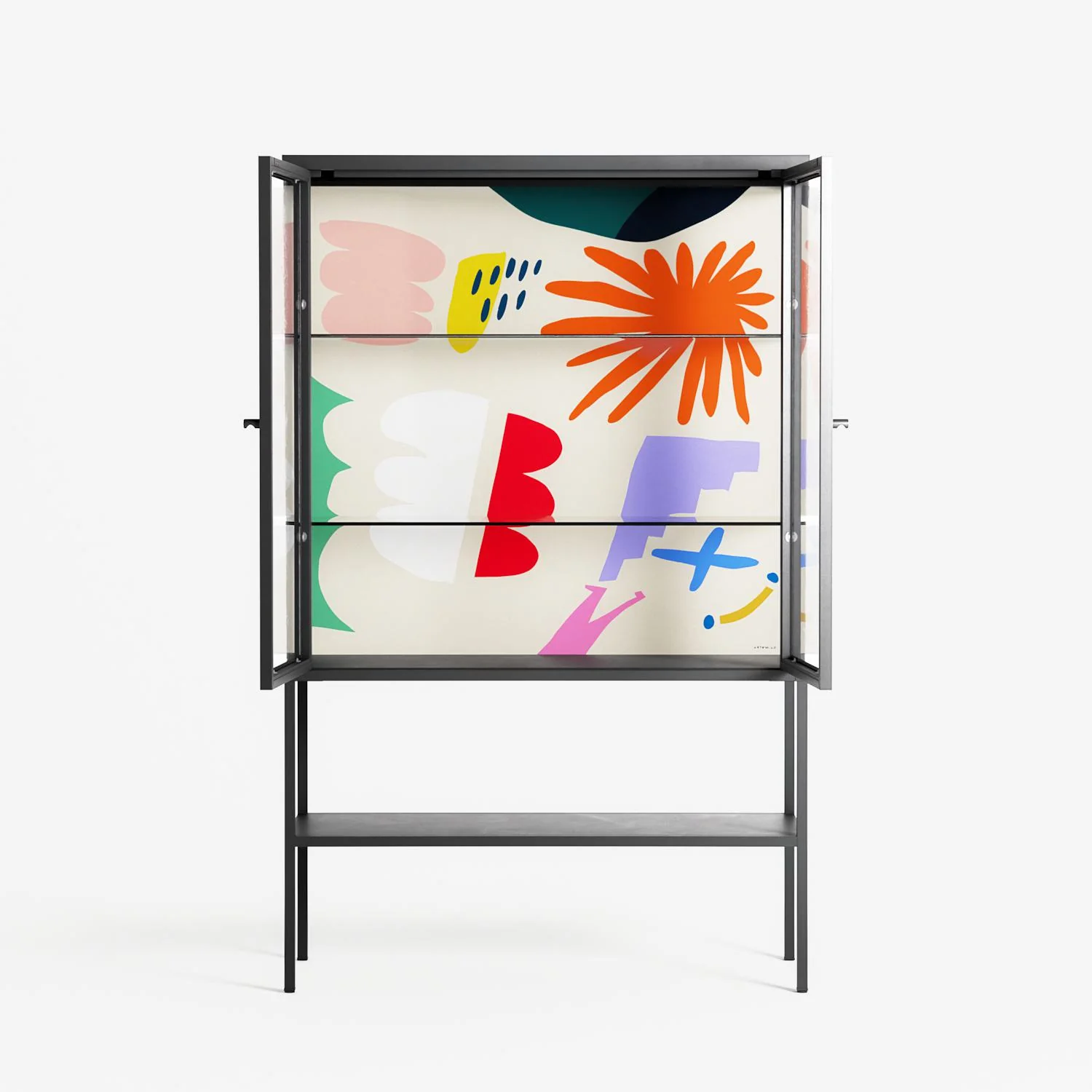Surrender Shapes - Loft Cabinet - Aley Wild - Antracite - Clear glass - Image 3