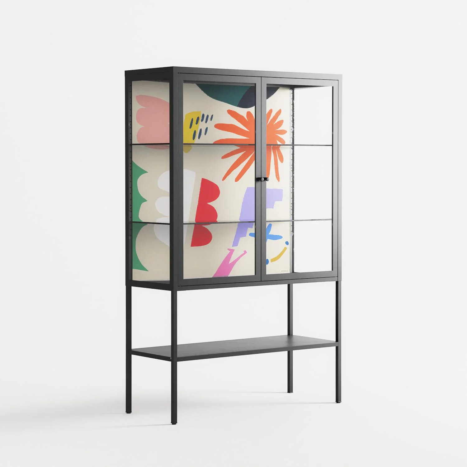 Surrender Shapes - Loft Cabinet - Aley Wild - Antracite - Clear glass - Image 4
