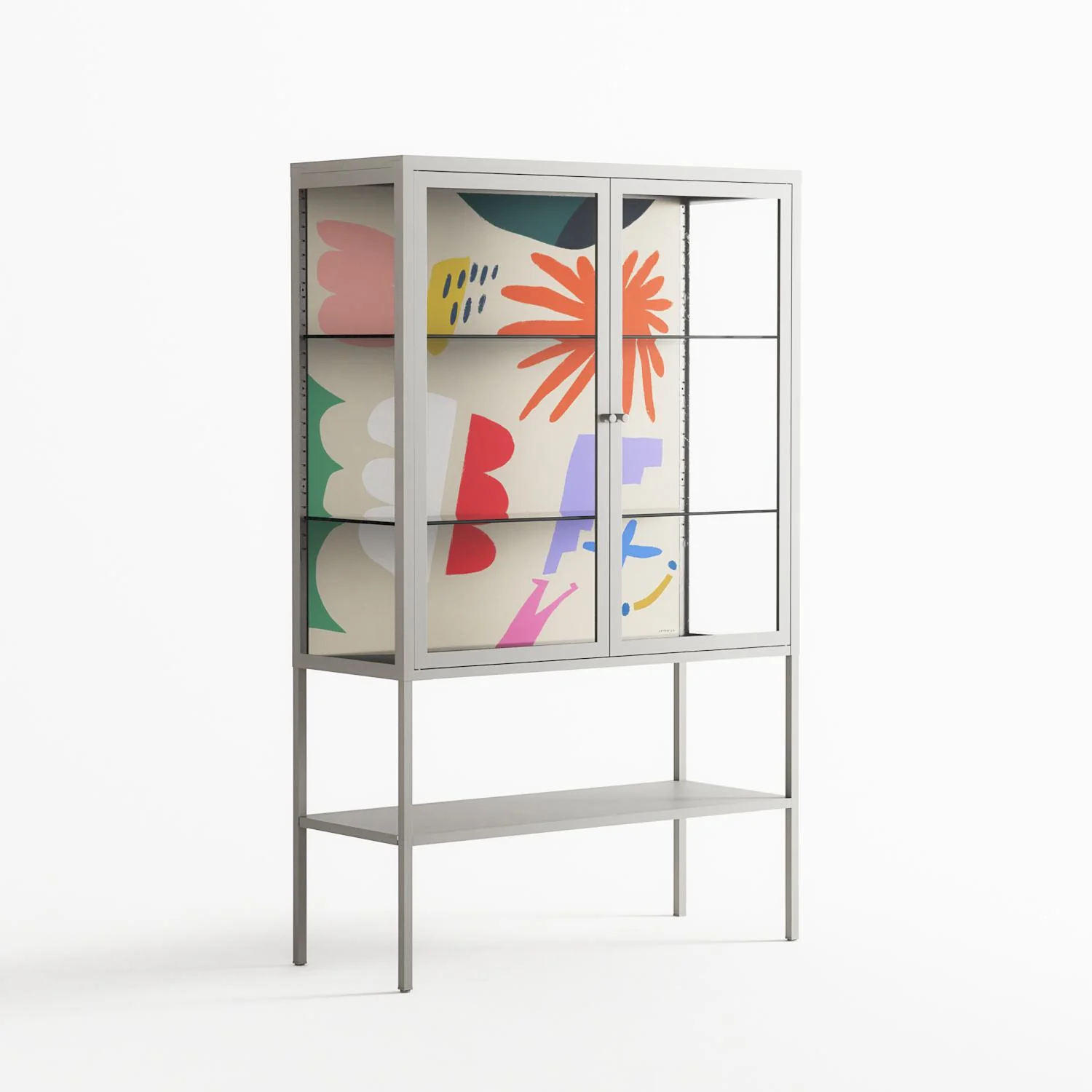 Surrender Shapes - Loft Cabinet - Aley Wild - Chalk - Clear glass - Image 4