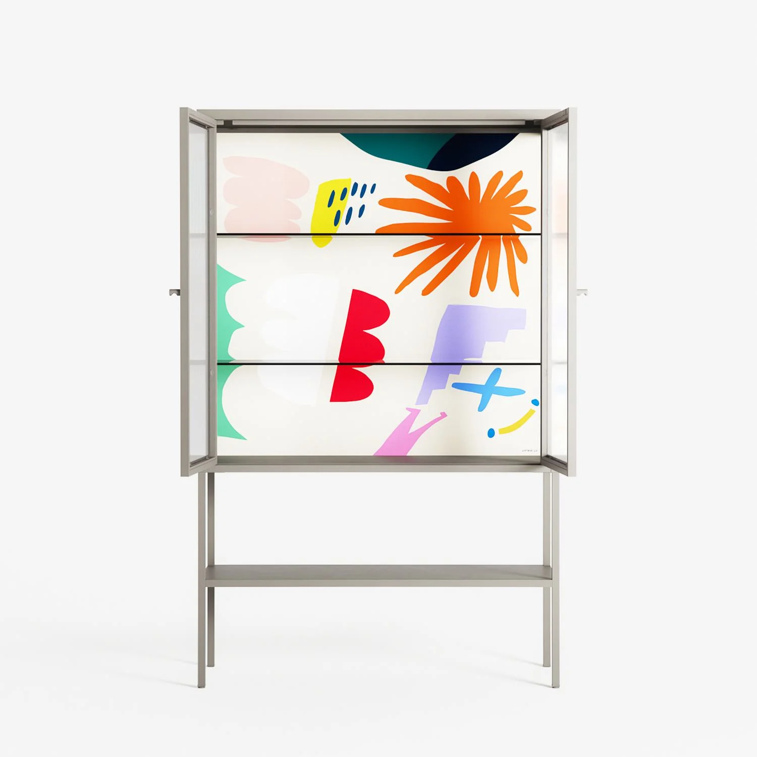 Surrender Shapes - Loft Cabinet - Aley Wild - Pebble - Reeded glass - Image 3