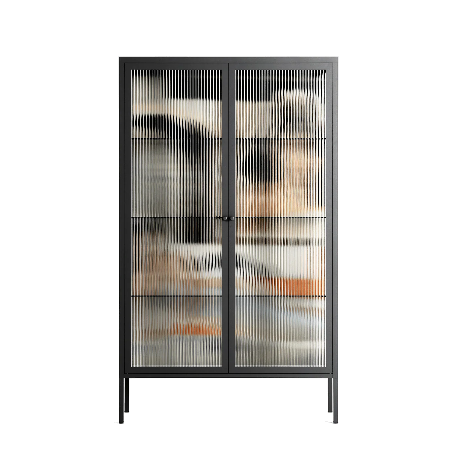 Sweet Far Away - Cabinet - Sophie Goudman-Peachey - Antracite - Reeded glass
